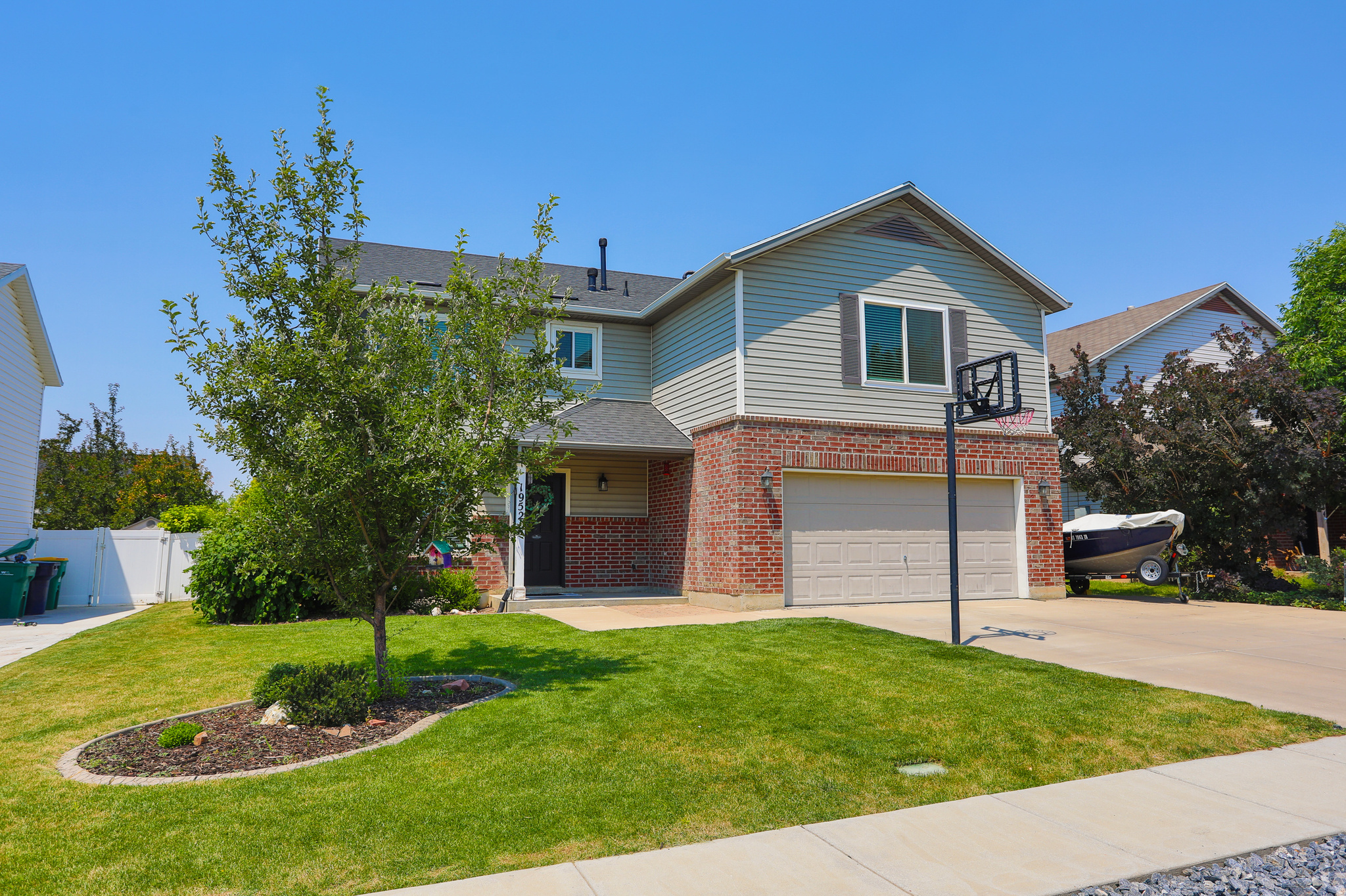 On a quiet street, this classic two-story home has all the updates & extras you're hoping for. Here is the extensive list of upgrades to give you peace of mind for years & decades to come: Roof = 30+ year shingles replaced in 2022; Windows = High efficiency, UV filter - installed in 2023; Bathrooms = Brand new, High end Toto brand toilets throughout; HVAC = High efficiency furnace & AC installed in 2019; Flooring = heavy duty LVL flooring & Heavy pad, dense carpet installed in 2021; Oven & Dishwasher = replaced in 2020. Kitchen = Enjoy High quality knotty alder, shaker style cabinets in the kitchen with granite countertops, & a huge pantry. Indoor/outdoor living from kitchen with a large covered deck, complete with a gourmet outdoor wood fired pizza oven. Also outside, enjoy a well kept yard with blackberries for days, a peach tree and so many ornamental plants. Enjoy a large primary bedroom and a sprawling primary bathroom, a second floor den that could be a 4th bedroom if needed. Located within 2 blocks of large City parks, & walking trails. Very easy commute near highways & shopping.