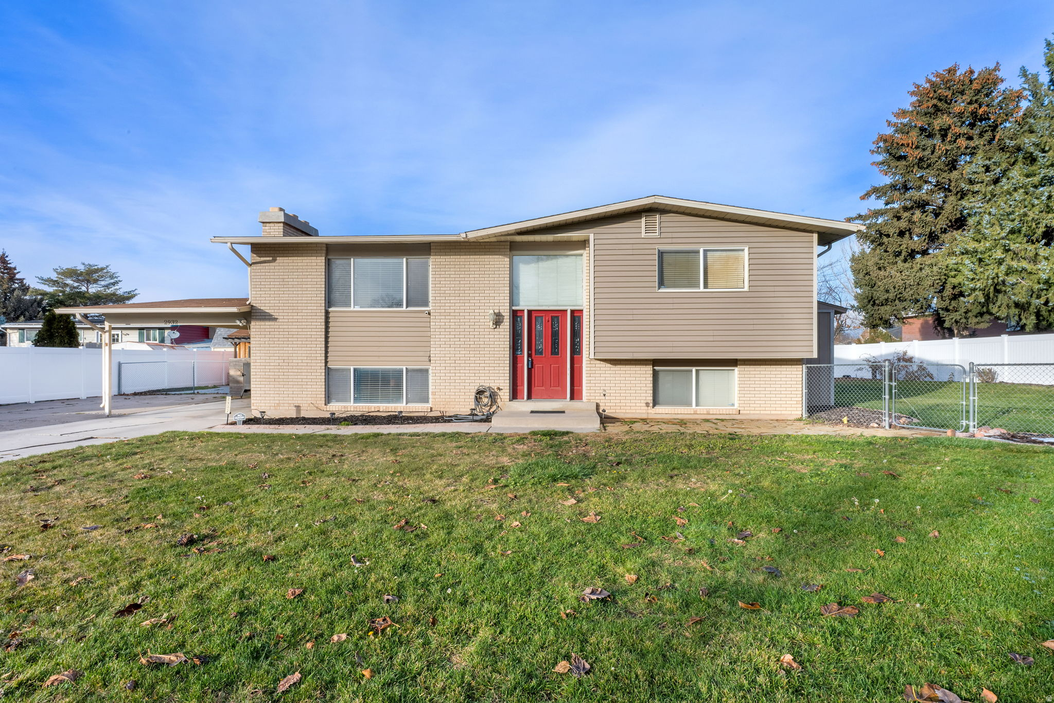***OPEN HOUSE Saturday 13, 11:00-1:00***  Welcome home! Located in a quiet cul-da-sac this home has all the updates and is move-in ready. With a newer roof, a/c, and furnace, you won't need to worry about fix-it projects. New windows throughout and updated kitchen and can lighting. All appliances are included and the fireplaces upstairs and downstairs give the home a cozy feel. The backyard is private with mature trees and delicious raspberry bushes. New curbing and flower beds are perfect for a garden, and the covered deck will ensure a good party, come rain or shine. There are two sheds and the deck is built around the hot tub. The master bedroom is a hideaway with a new remodeled closet and private bathroom. But the best area may be the guys' den. Complete with a wet bar and shelving with under-cabinet lighting, you can sit back and relax. And with a basement entrance into an unfinished storage room has great potential to be a second kitchen. Credit to refinish deck available! Square footage is provided as a courtesy. Buyer is recommended to get independent measurements.