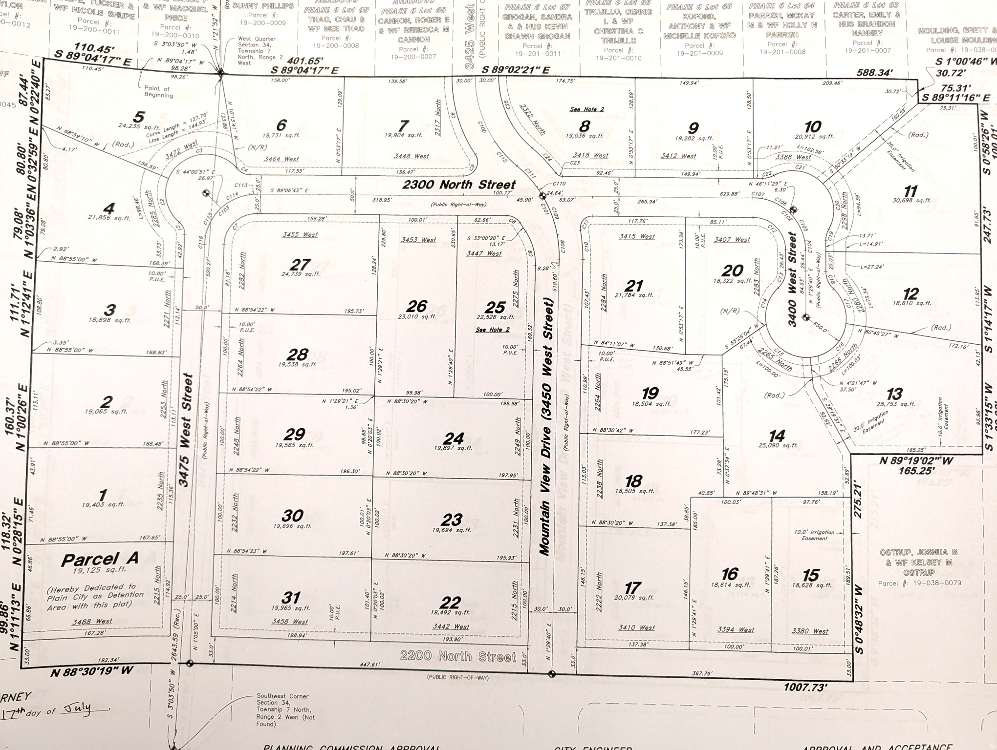 This new subdivision has great views of the mountains, and is located on 2200 N with only local traffic. Giving you country living with all the amenities of the City. Located in a prime location a little over 1 block from the elementary school, and 4.5 blocks from the Plain City shopping center, Housing an Ace Hardware Store, Kent's Grocery Story & Pharmacy, West-Side Pizza, Dollar Store, Auto Zone, Wasatch Peaks Credit Union, And Warrens Drive-In. Also with easy access to the freeway with 1 exit to the North and one to the South. Bring your own builder