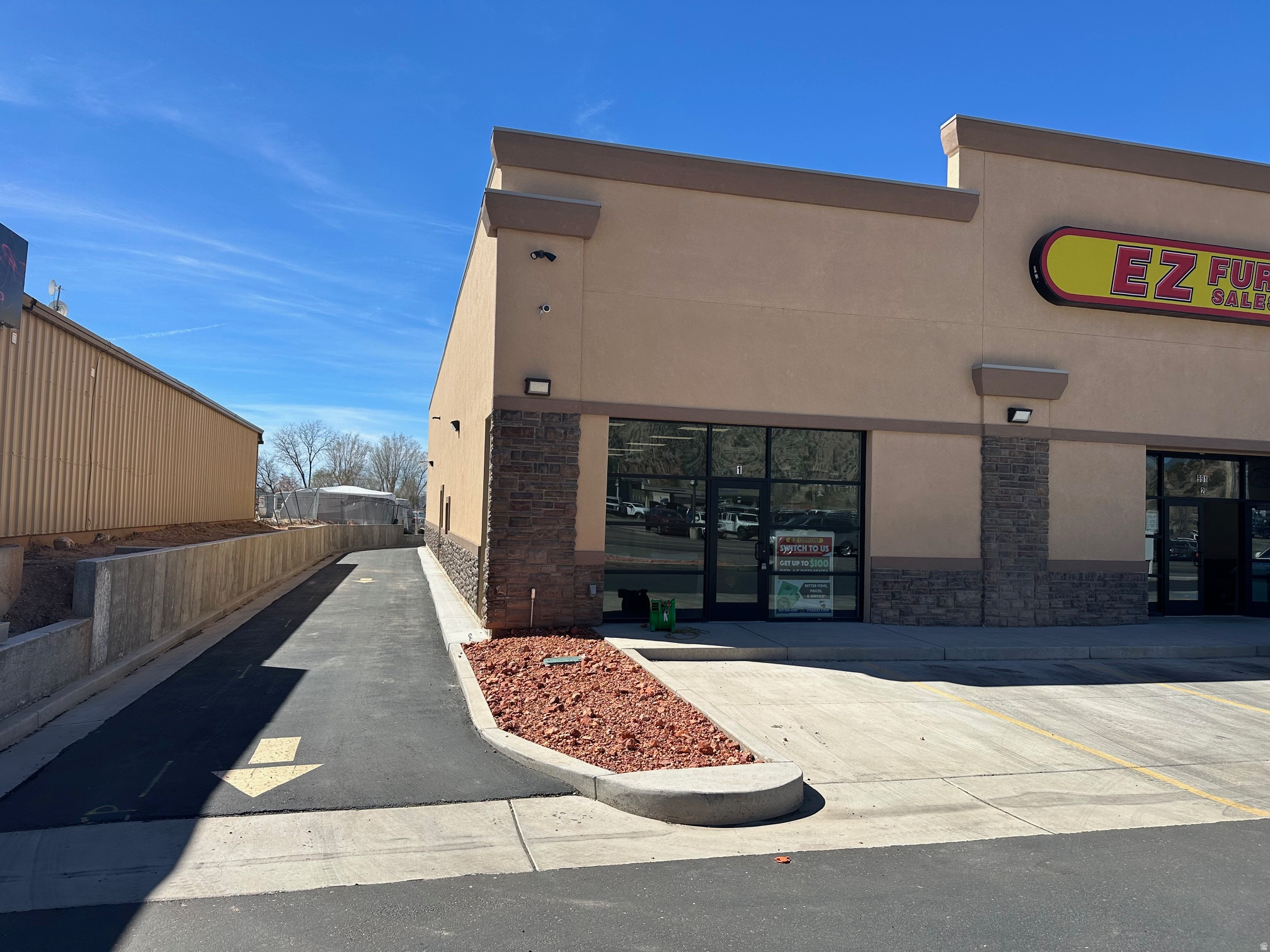 Brand new retail/restaurant space with a drive through on Main Street. Ready to go. Highly visible location. Call for details