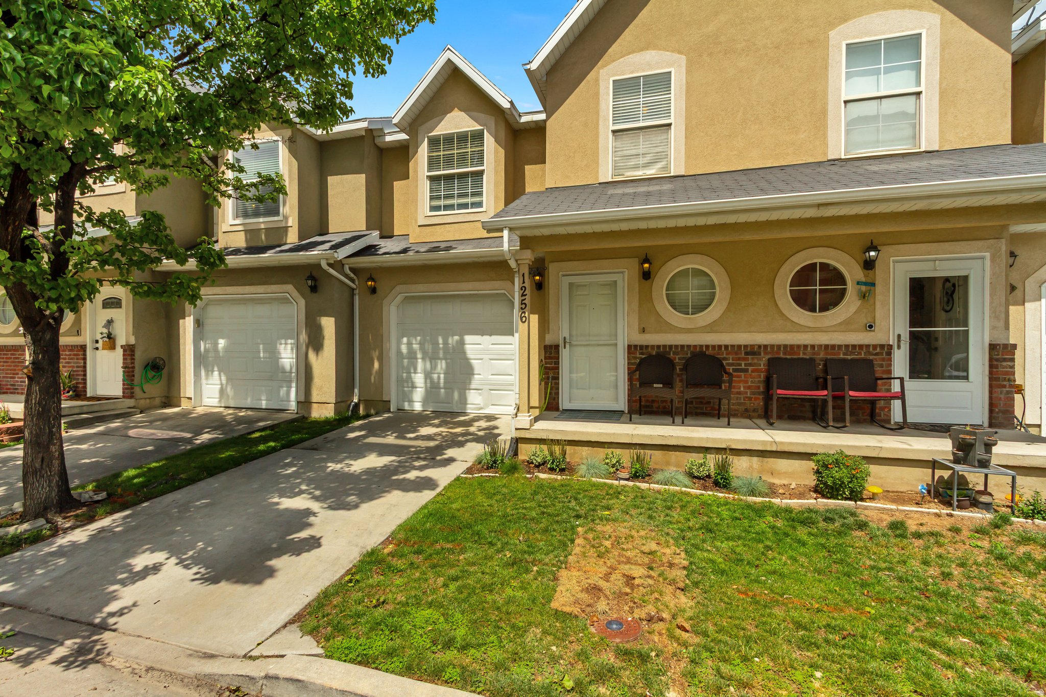 Location, Location, Location!  Easy access to I-15, Thanksgiving Point and Traverse Mountain with shopping minutes away. The generous back yard features a patio for summer gatherings, backs up to the shared community open space with playground and easy access to the clubhouse. The main floor features an open floor plan and a half bath while the second floor has laundry, secondary bedrooms and owners suite complete with its own bath and a large master closet currently doubling as a home office. Perfect for both owner occupied or rental opportunity, priced to move!
