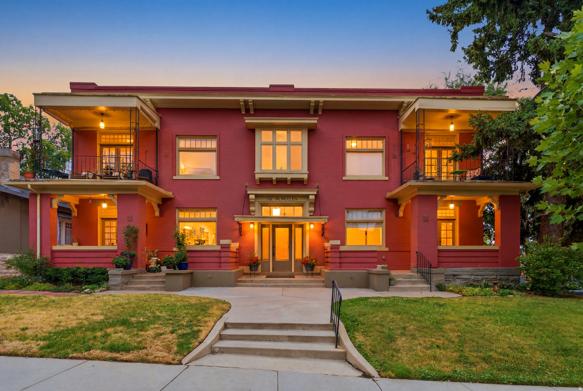 Experience the perfect blend of historic charm and modern comfort at the iconic McMullen, a beautifully restored 1907 landmark in the heart of the coveted Avenues. This light-filled 2-bedroom condominium showcases soaring 9-foot ceilings, spacious living areas, abundant natural light, and timeless architectural character throughout. Thoughtful features include a generous mudroom/laundry room, a charming butler's pantry with a breakfast nook, built-in storage, and a functional floor plan designed for comfortable everyday living. Additional private storage in the basement adds even more convenience. Enjoy dedicated off-street parking, private laundry, and a welcoming and generous porch for watching the world go by. Ideally located just minutes from the University of Utah, downtown Salt Lake City, neighborhood cafs, parks, and hiking trails, this is a rare opportunity to own a piece of Salt Lake history while enjoying all the conveniences of city living in one of the Avenues' most beloved historic buildings. No showings until Saturday.  The antiquated boiler has officially been decommissioned. The sellers are in the process of selecting and installing an alternate heating system.
