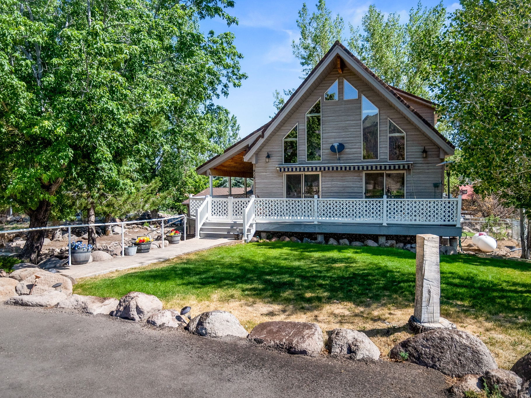 Escape the heat and own a piece of Pine Valley. Located at the top of the highly desirable Pinestead neighborhood. This well-maintained cabin is nestled among mature trees and surrounded by beautiful newer homes, offering the perfect mountain retreat for year-round living or a weekend getaway. The thoughtful floor plan flows seamlessly, with the great room opening to a spacious front deck where you can enjoy cool mornings with your beverage of choice and relaxing evenings beneath the pines.  With bedrooms and bathrooms on all three levels, there's plenty of space for family and guests to spread out comfortably. The lower-level theater room is ideal for movie nights, game days, and gathering with friends, while the oversized garage and backyard shed provides ample room for vehicles, outdoor gear, and additional storage.  Enjoy peaceful walks, fresh mountain air, scenic views, and the small-town charm that makes Pine Valley such a sought-after destination. With year-round access and located just 45 minutes from St. George, you'll feel miles away from the summer heat while still enjoying convenient access to town.  Whether you're searching for a full-time mountain home or the perfect getaway retreat, this property offers the best of Pine Valley living.