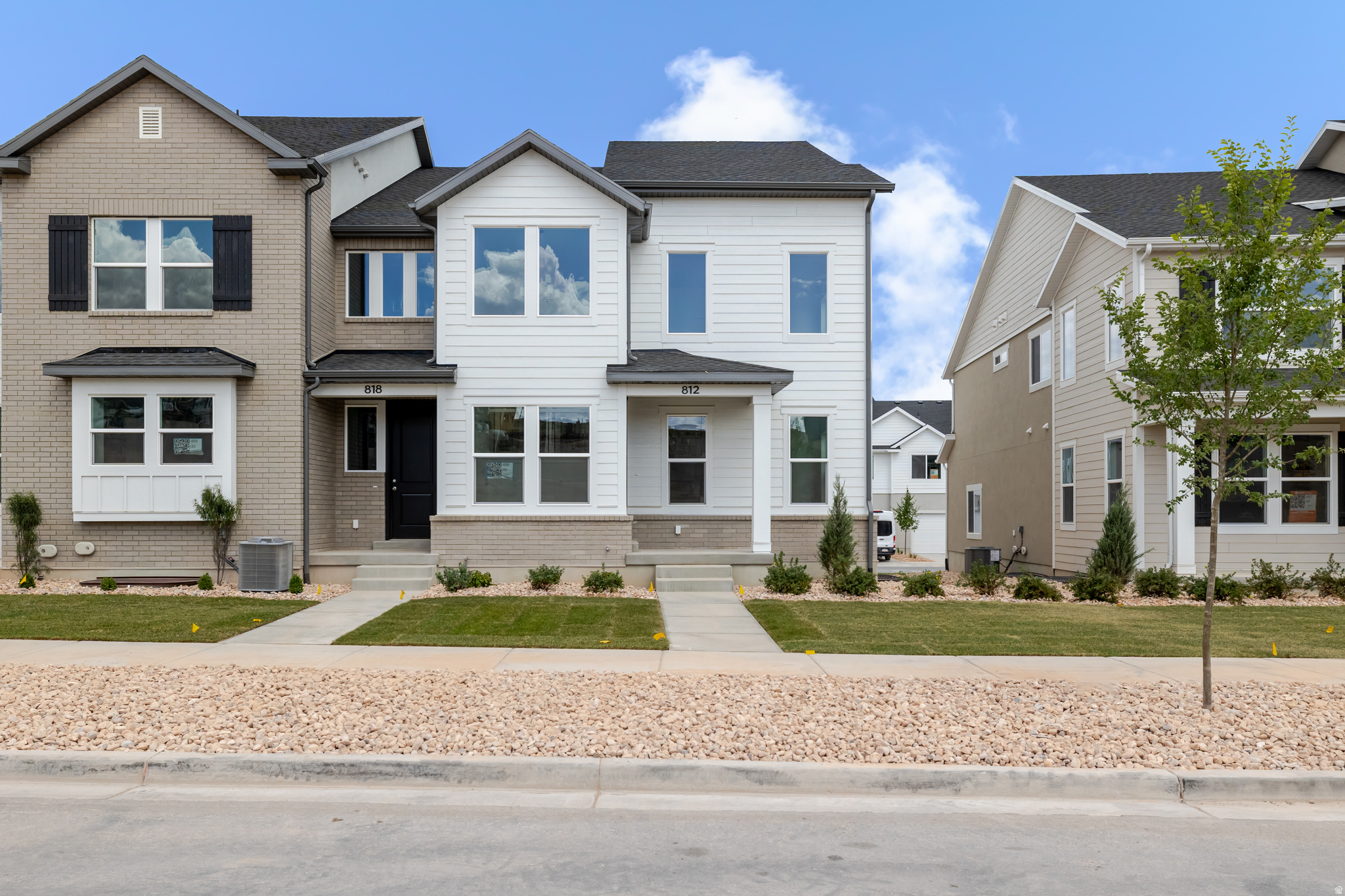 Discover the perfect mix of convenience and comfort with your new townhome at Highridge! Enjoy the benefits of multi-story living and a spacious two-car garage, without the upkeep of a single-family home. Love where you live with community perks like a clubhouse with a gym, a sparkling pool, and pickleball courts. Plus, you'll be part of the growing Mt. Saratoga master-planned community, designed with parks, trails, and open spaces for you to explore. Don't wait! Reach out today to learn more or schedule your visit!