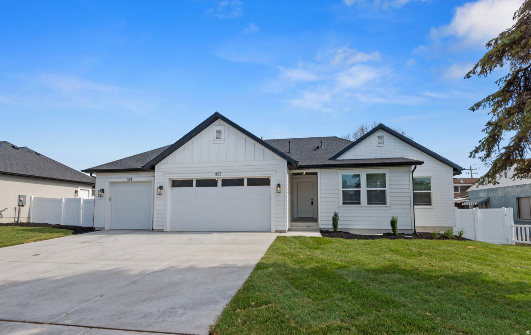$5,000 lender incentive with our preferred lender - call for more details.  Brand new build starting soon on this .61 acre lot in Hooper!  3 bedroom 2 bathroom spacious floor plan, with many upgrades throughout the home, including soft close cabinets, vaulted ceilings, big windows, and a brand new kitchen with a large island and quartz countertops. The master suite will have a glass door shower, freestanding tub, and double vanity.  Photos show a recently completed home with the same floor plan. Builder is Hawthorn Homes - Projected home completion date is May 2026.  Call the listing agent for more details!