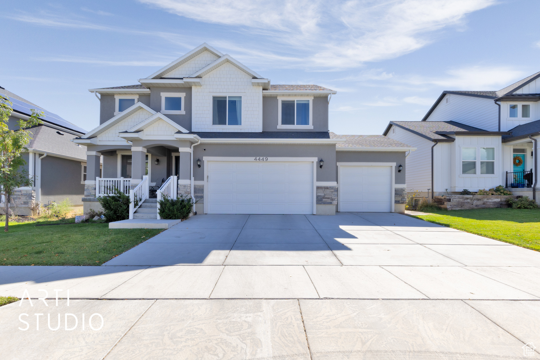 Beautiful Herriman Home with Direct Mountain Trail Access! This inviting 4-bedroom, 2.5 bath home backs up directly to open mountain land, no backyard neighbors, just open view and adventure! From your own back gate, enjoy direct access to hiking and mountain biking trails, creating a lifestyle that blends comfort with outdoor living.    Inside, the main level features a bright, open floor plan with a spacious family room flowing into the kitchen and dining area, ideal for entertaining or day-to-day life.  The kitchen was refreshed in 2022 with an upgraded backsplash and under-cabinet lighting, adding style and function.  Upstairs, the primary suite offers a private ensuite bathroom and walk-in closet, with three additional bedrooms and a full bath providing space for family, guests, or a home office.    Step outside to a backyard built for gathering and play, complete with a huge concrete patio, pergola, and swings all set against breathtaking mountain views.  A brand new fence (2022) provides privacy and peace of mind.  The 3-car garage provides plenty of room for vehicles, storage and toys.    Located in a desirable Herriman neighborhood close to schools, shopping, and Mountain View Corridor, this home delivers the rare combination of modern living and direct access to Utah's great outdoors.