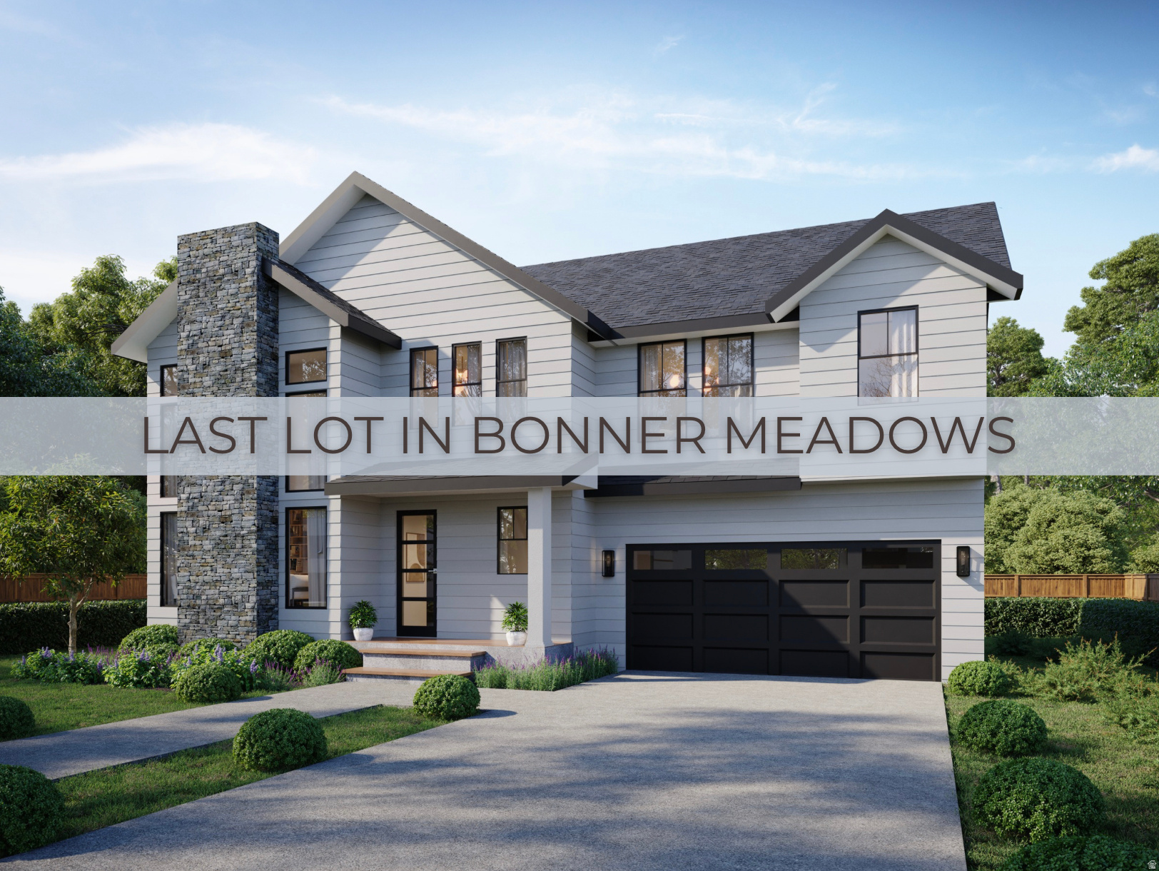 The LAST lot in Bonner Meadows! Located in the heart of Midway and tucked just south of Main Street where you can enjoy a quick walk to the local favorites as well as easy access to world class skiing, blue-ribbon fly fishing and some of the best golf courses in Utah.. Our homes come loaded with beautiful finishes inside and out; Stained Cedar with Stone accent exterior and quartz countertops, soft-close cabinets, 9ft ceilings, SS appliances and much more. Hillwood Homes specializes in semi-custom builds, allowing buyers to personalize their dream home with thoughtful modifications tailored to their needs.. For more details or to schedule a tour, call Adam.. *PHOTOS ARE FROM DIFFERENT BUILD JOBS OR MODEL HOMES, FOR REPRESENTATION PURPOSES ONLY. Layout and finishes will vary.. *Builder can finish basement for an additional cost and add 4th bedroom on second level.