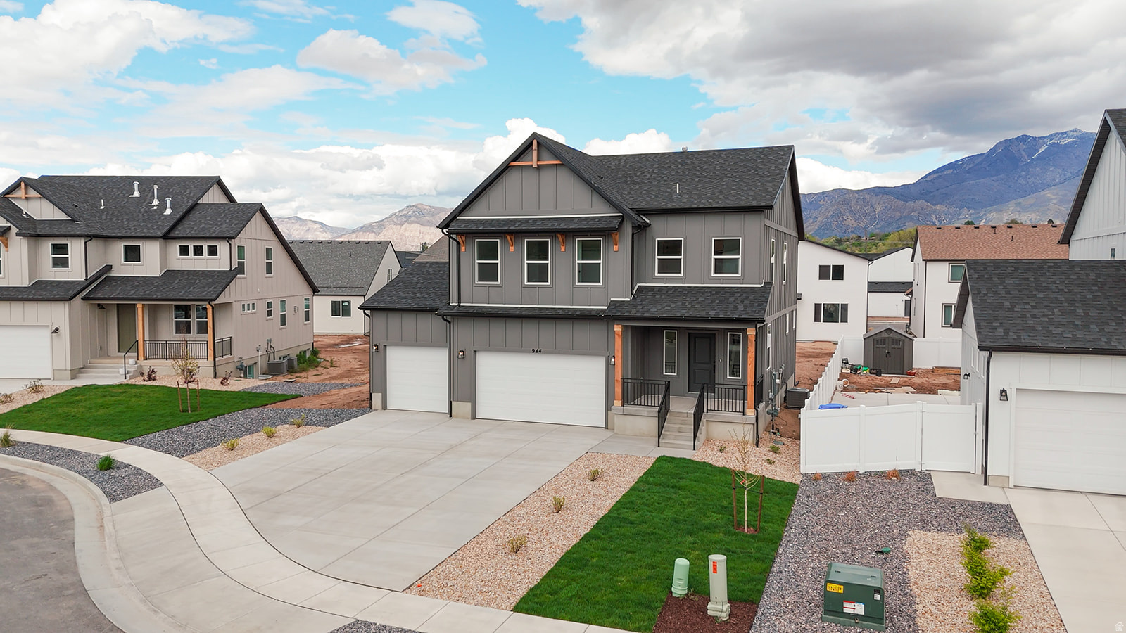 !!$45,000 FREE BASEMENT + PERMANENT RATE AS LOW AS 4.99% THROUGH PREFERRED LENDER!! - $126,165 in upgrades - 3rd Car Garage - Finished 9ft Basement - Whirlpool Gourmet Appliances - 6' x 5' Countertop and extended Cabinets on Kitchen Island - Spacious walk-in closets for ALL bedrooms - Smart Home systems featuring fiber internet - Extended Driveway - Full surround James Hardie siding - Quartz Countertops throughout - Upgraded matching cabinets and countertops in bathrooms and kitchen. The Rockwell is both stylish and functional with its 4 bedrooms, 4 bathrooms, and 3,156 total square feet. The bright entryway first leads to a convenient powder room and closet perfect for coats. It will then take you to the airy family room with its open-to-below design. This spacious area is perfect for lounging, entertaining, or spending time with family. In the kitchen and dining space, you'll find a large island, huge walk-in pantry, and upgraded gourmet appliances. Upstairs, the open railing provides a gorgeous view of your family room downstairs and extra light all around. Also on the second floor are the owner's suite, two other bedrooms, a bathroom, and a laundry room. The luxurious owner's suite bathroom includes a spacious vanity, walk-in closet, shower, and water closet. Within each bedroom is a walk-in closet so you get the space you want. You have the option to finish the basement for a large recreation room, an extra bedroom, and a bathroom. Transform the recreation room to fit your lifestyle as a playroom, movie lounge, or workout area, or more. Riverside Community offers a pickleball court, a play area, mountain views and lots of green space. Just minutes from premier shopping, dining, and effortless freeway access, Riverdale offers the perfect balance of tranquil living and everyday accessibility. Discover why we are regarded as the premier luxury home builder in Riverdale, delivering timeless design, quality craftsmanship, and enduring value. The full James Hardie siding gives you a finish that doesn't just look stunning on day one-it's engineered to stay that way, with ColorPlus Technology delivering rich, lasting color and a flawless, factory-cured bond. Built to handle real life, this low-maintenance siding resists fading, chipping, and cracking, giving you long-term protection that outperforms traditional paint and vinyl. 4.99% with 5.27% APR. Conventional loan with 5% down and 780 credit score. Must use Builder's Preferred Lender. Additional conditions , qualification and restrictions may apply.