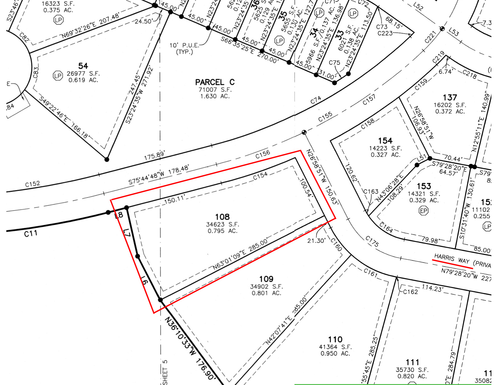 BENLOCH RANCH SUBDIVISION - Land