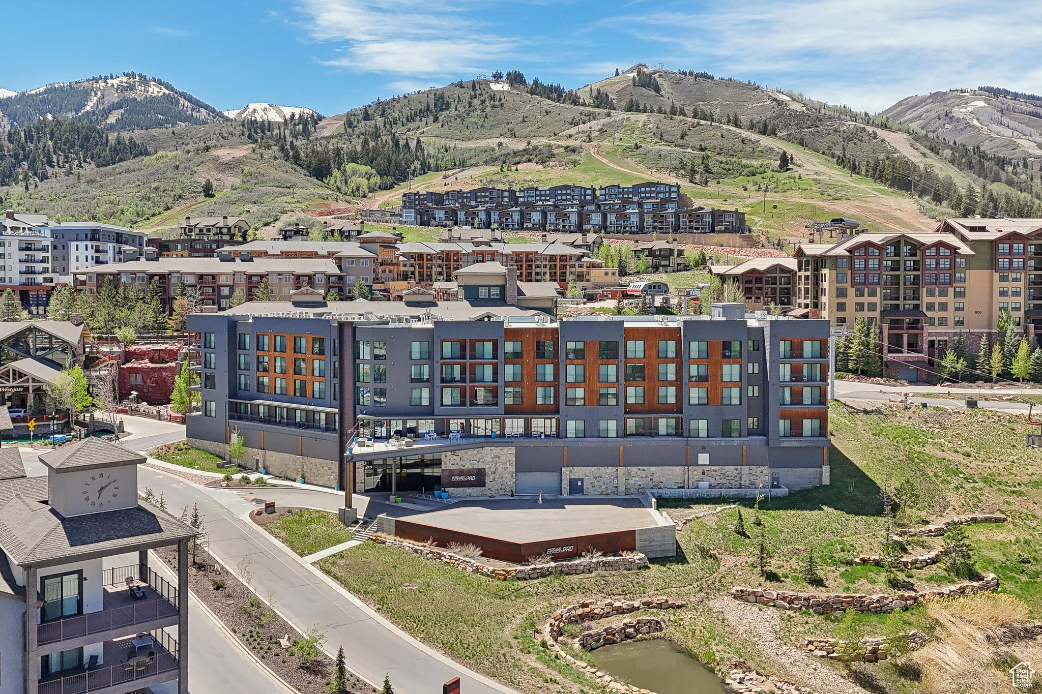 This turnkey 1-bedroom residence at Canyon Haus Park City offers the perfect blend of modern design and functionality. The floor plan features a private bedroom, a separate living area with a queen Murphy bed, a dining table, and a spacious balcony looking up towards the mountains. Enjoy smart use of space, stylish finishes, and access to the Canyon Haus amenities, including a year-round pool, hot tub, fitness center, steam room, game room, meeting and work space, ski valet, and more-all just steps from the Red Pine Gondola, summer concerts, and restaurants and shops in the Upper Canyons Village. The CVMA shuttle service makes it easy to get to the slopes in the winter.