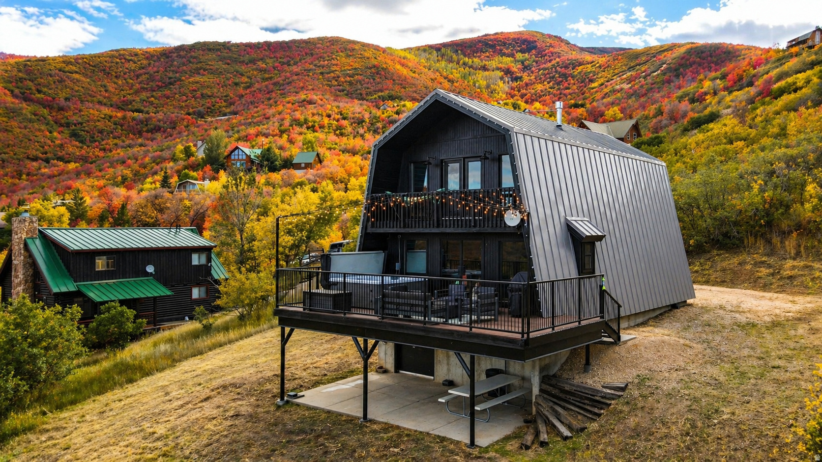 Rare legal STR in Swiss Mountain Estates! Comes fully furnished, fully renovated cabin with 3 years of proven cash flow, private hot tub, mountain views, updated kitchen/baths, and walkout basement value-add potential for future bath/bunk room.
