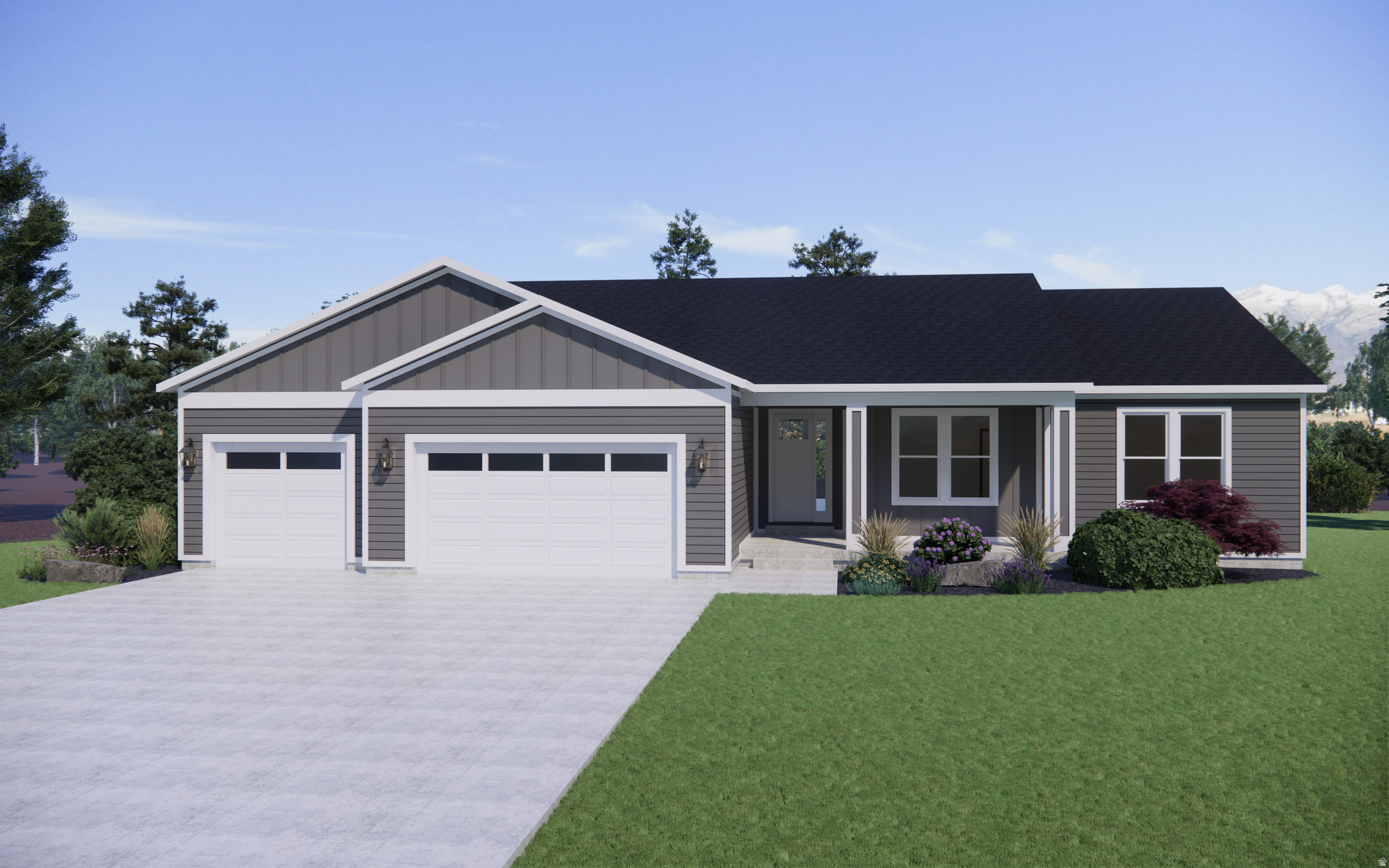 Brand New Homes in Grantsville City! This William plan is under construction and offers such features as spacious rooms, grand owner en suite bathroom, 10' main floor ceilings, gourmet kitchen, fireplace and rear deck.  Also, the unfinished basement has a separate entrance, perfect for a future attached ADU. Options for out buildings, animals, including horses, and more! Great size lot at .75 acres!  Anticipated completion to be September/October 2026.