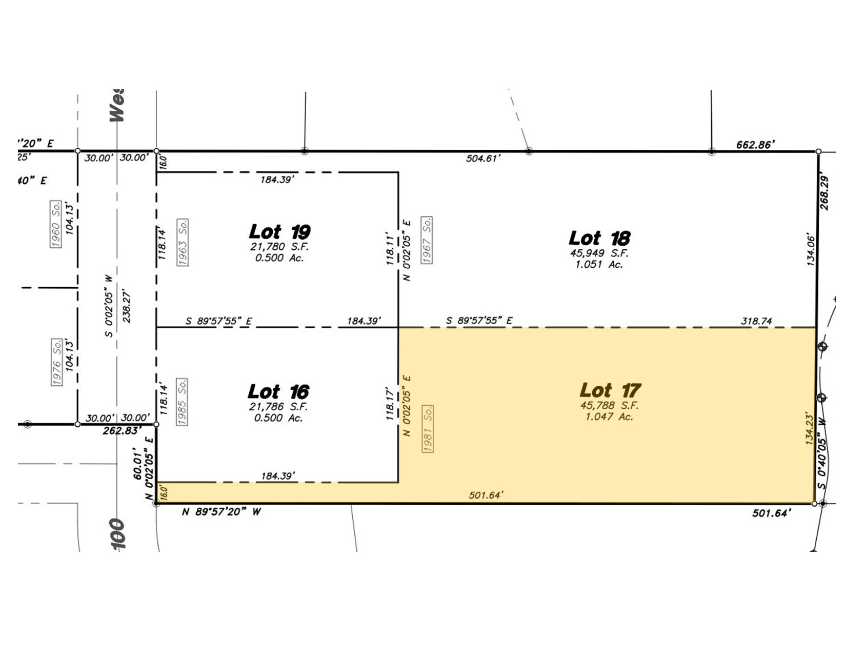 MOUNT PLEASANT ESTATES - Land