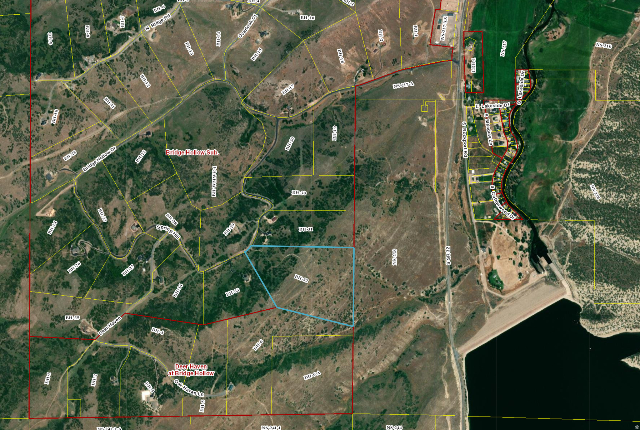 BRIDGE HOLLOW SUBDIVISION - Land