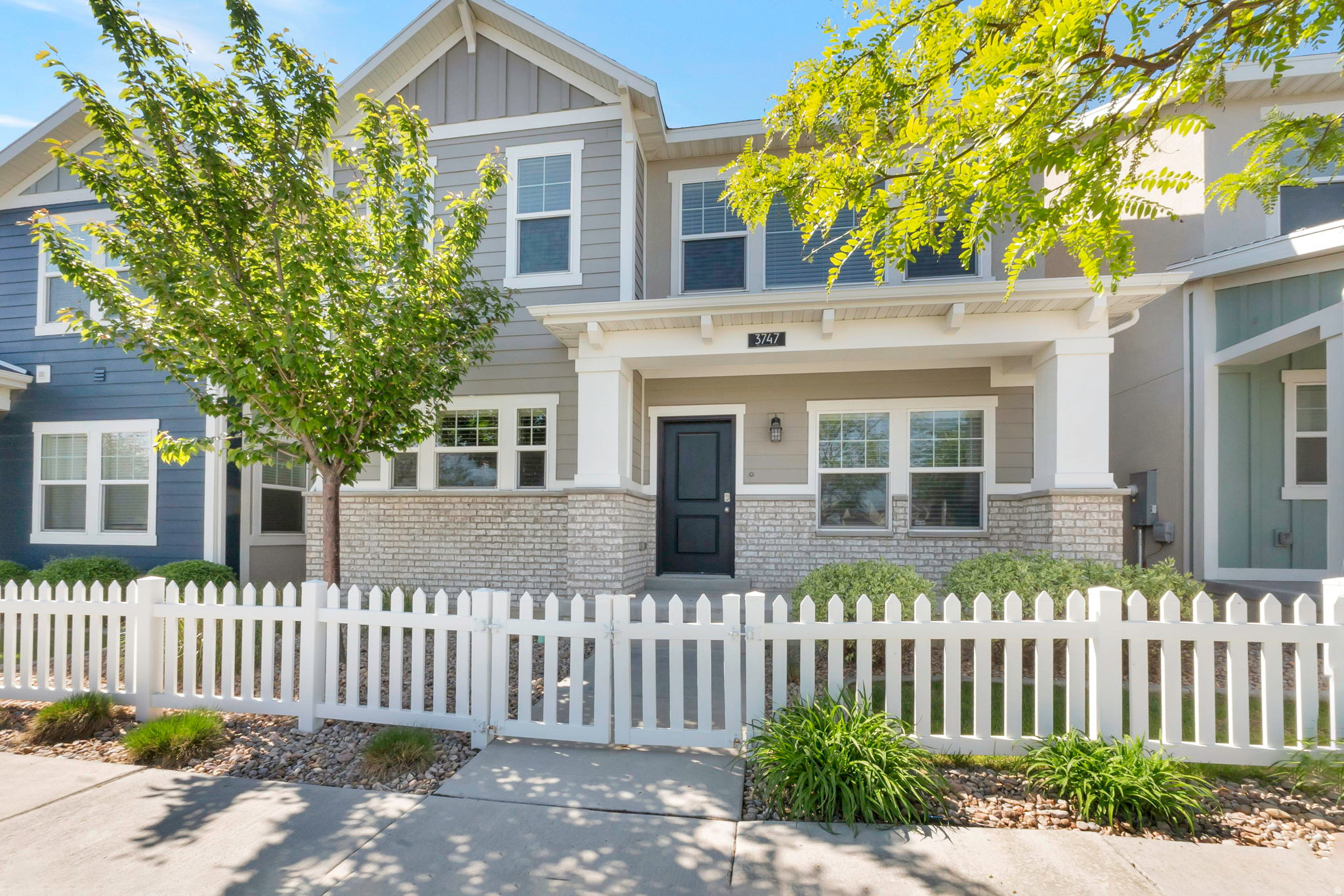 Beautiful Modern Single-Family Home in Holbrook Farms Lehi  For Sale by Owner.  Discover your perfect home in the quiet, sought-after community of Holbrook Farms! Built in 2019, this beautifully maintained single-family home offers 1,733 sq. ft. of open-concept living on a 5,445 sq. ft. lot. Designed with both style and functionality in mind, it's ideal for anyone who works from home or simply enjoys a peaceful neighborhood.  Step inside to a modern, clean design with a spacious open floor plan. The kitchen is a true highlight, featuring a large island, quartz countertops, and a nearly new dishwasher (under 1 year old), perfect for cooking and entertaining. The large primary suite includes his and hers walk-in closets, while the second bedroom also offers a walk-in closet. Bedrooms two and three share a convenient Jack-and-Jill bathroom.  Two-car garage and additional street parking. Easy access to Holbrook Farms Park, Holbrook Farms Park features a large playground, pickleball courts, and expansive grassy areas and is several acres in size.  This home's location is exceptionally convenient, southwest of Thanksgiving Point, with easy access to I-15, Redwood Road, 2100 North, and the Mountain View Corridor. Public transit is nearby, making commuting or errands a breeze.  The HOA fee of $150/month covers yard care and snow removal, ensuring a low-maintenance lifestyle.  Don't miss this opportunity to own a stylish, turn key property in a fantastic location.