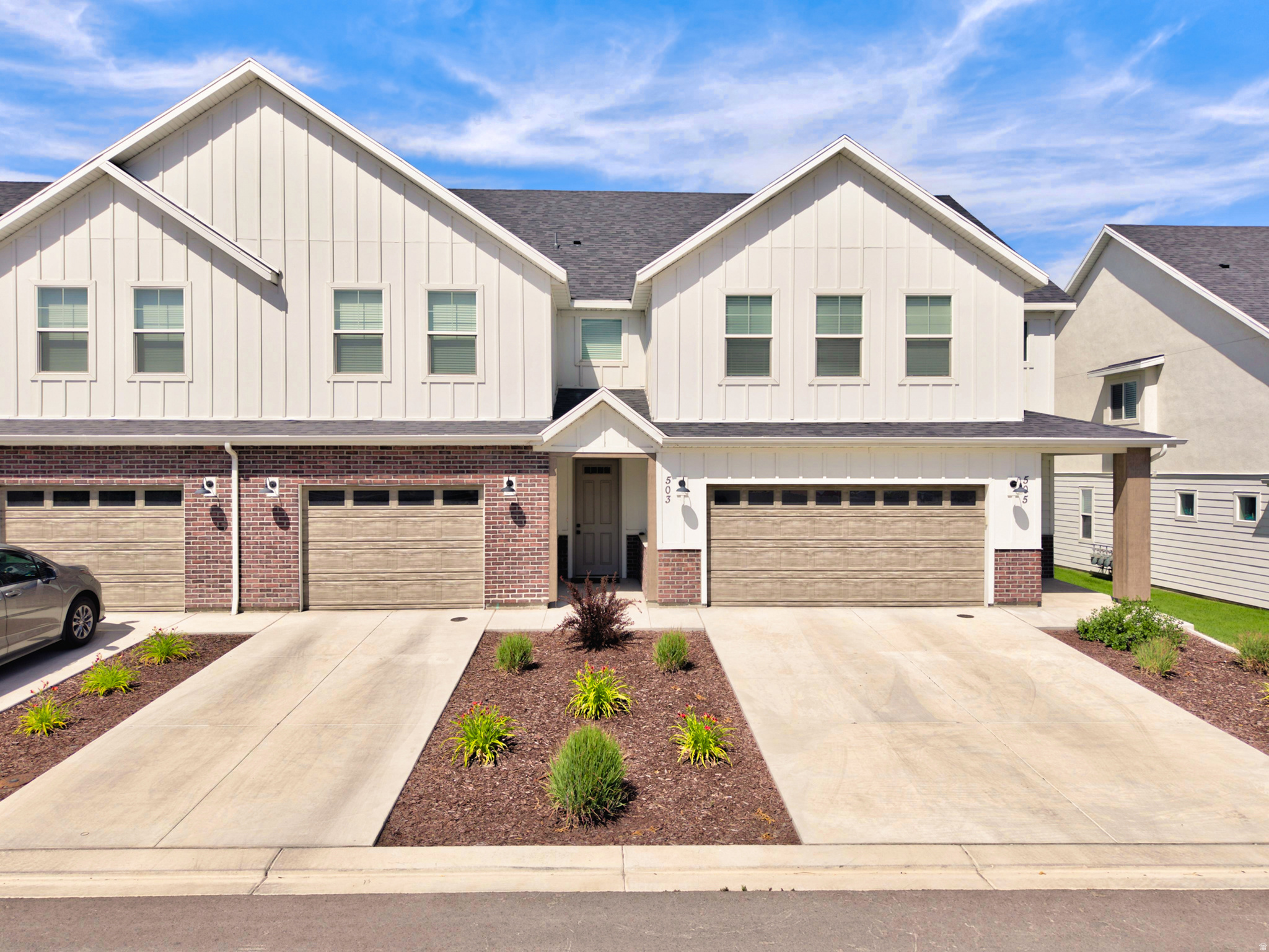 Conveniently located near shopping and dining, this Lindon townhome in the Tilla Court community has a great floorplan with 3 beds/3 baths. The HOA features pickleball courts, a basketball court, playgrounds, and a welcoming, small-neighborhood feel with ample parking. Best of all, the property is legally zoned for nightly rentals, making it an excellent opportunity for both homeowners and investors. Inside, you'll find stunning views of Mt. Timpanogos, upgraded cabinetry, quartz countertops.  stainless steel appliances, luxury vinyl plank (LVP) flooring, upgraded carpet, an EV charging rough-in, a radon mitigation system, a tankless water heater, paved backyard space, 9 ft ceilings and double-wall construction for enhanced sound insulation. Unit comes with an attached 1 car garage with an additional open parking as part of the development. This unit is currently rented and we must give 24 hours notice to show. Seller also owns MLS #2170004 if an investor is interested in purchasing both properties.