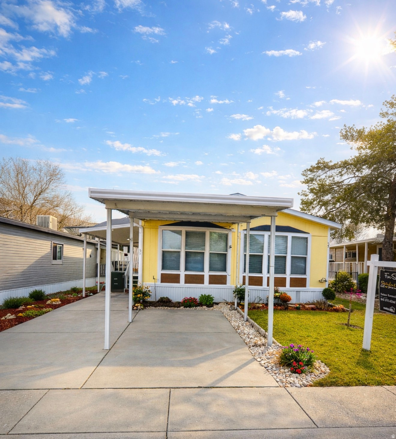Beautifully Updated 4-Bedroom Home with Spacious Backyard!  Welcome to this beautiful home offering comfort, space, and modern upgrades throughout. The interior features a bright and inviting layout with stylish finishes that make this home feel fresh and move-in ready.  The primary bedroom offers privacy and comfort with its own master bath. Don't miss this opportunity to own a beautifully updated Mobile home.