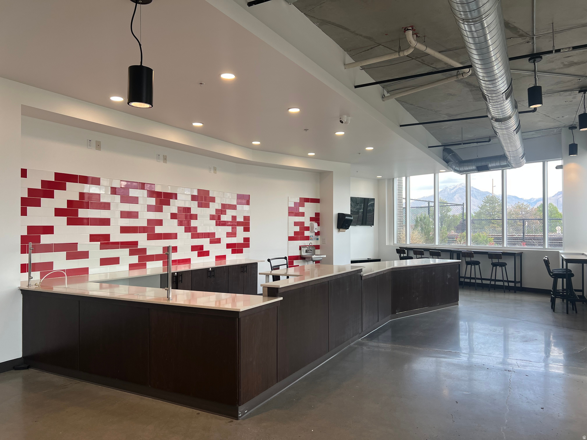 Built Out Coffee Shop for lease! Directly adjecent to IMC and Frontrunner station, the perfect location for a coffe shop.