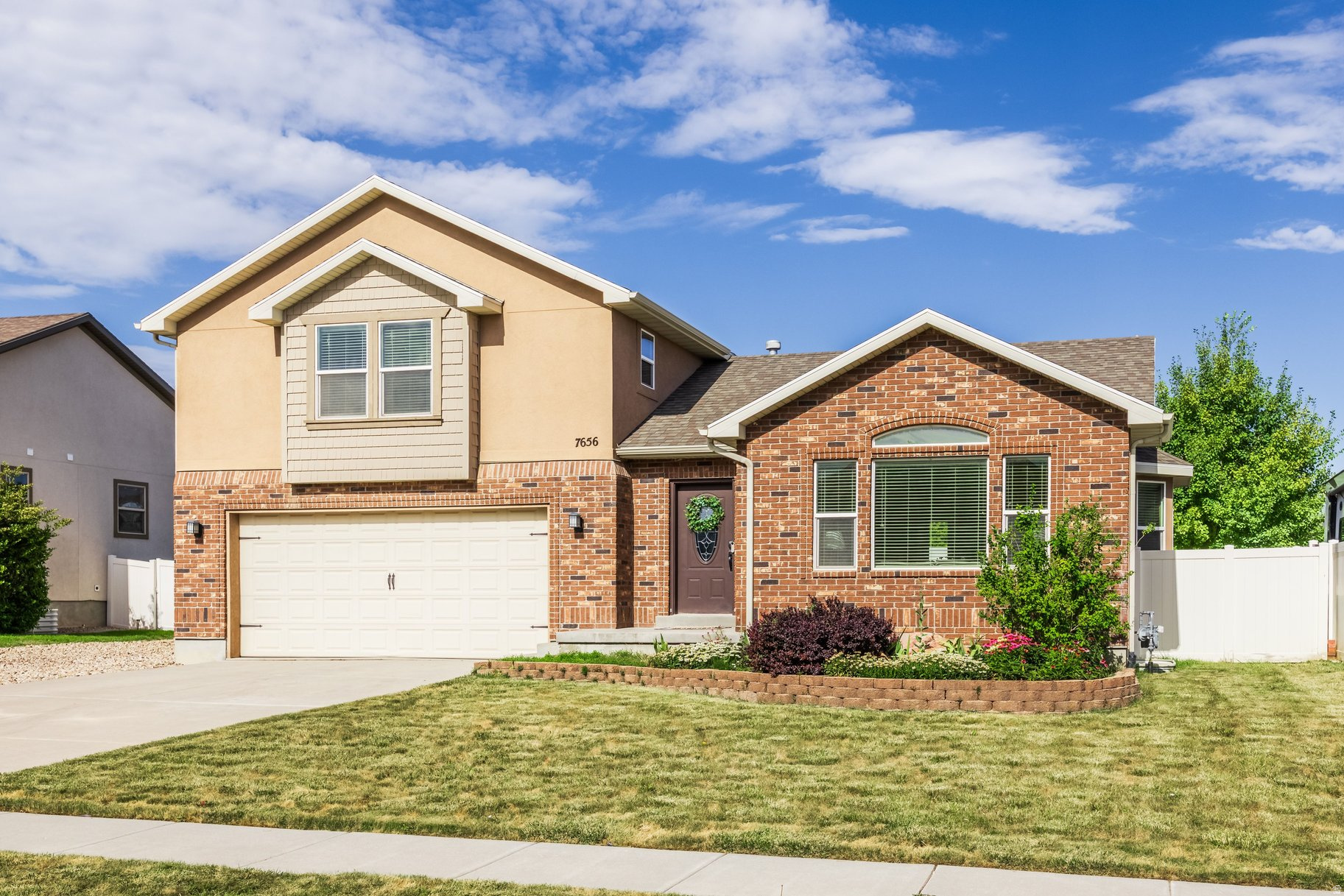 Beautifully maintained and move-in ready! This 4-bedroom home features updated bathrooms, brand-new carpet, and a fully finished basement, offering plenty of space to live and entertain. The thoughtfully updated primary bathroom includes a waterfall shower and tile flooring. Enjoy the large backyard with a spacious patio, pergola, and RV parking. Conveniently located in West Jordan with easy access to Bangerter Highway, shopping, dining, and schools.