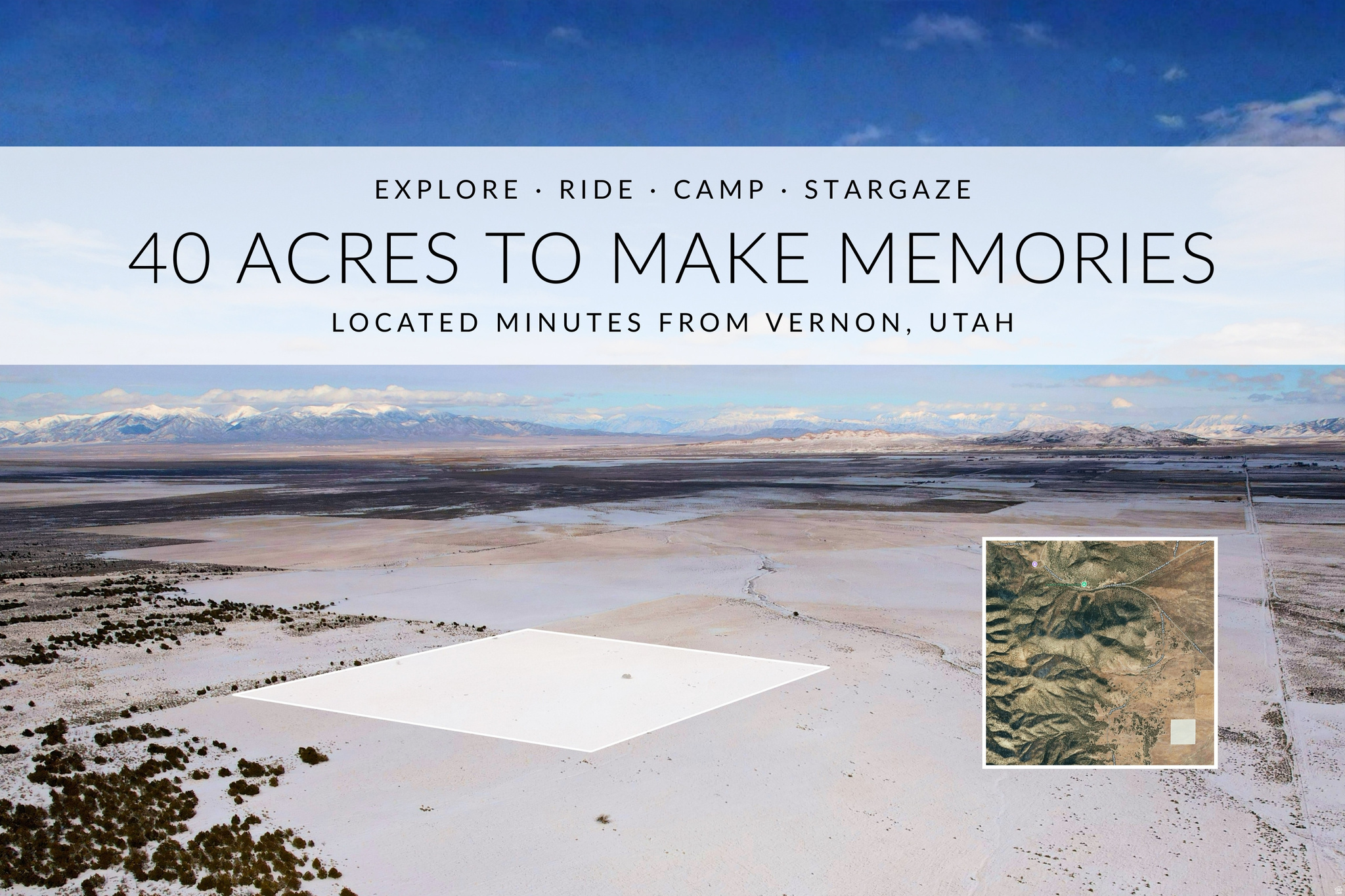 40 Acres of Flat Land with Stunning Mountain Views  Invest in Your Future  Own 40 acres of completely flat, usable land in a quiet rural setting with sweeping mountain views in every direction. Wide open space, endless sky, and total freedom-this is land you can hold, enjoy, and invest in for the long term.  Zoned agricultural, this property comes with a major advantage: property taxes are only $6 per year. Ultra-low carrying costs make this an ideal "dirt bank" investment you can afford to keep for years to come.  The level terrain offers flexibility for recreation, farming, future plans, or simply securing a tangible asset outside the volatility of traditional markets.  Opportunities like this are rare, call agent for exact directions and full details!
