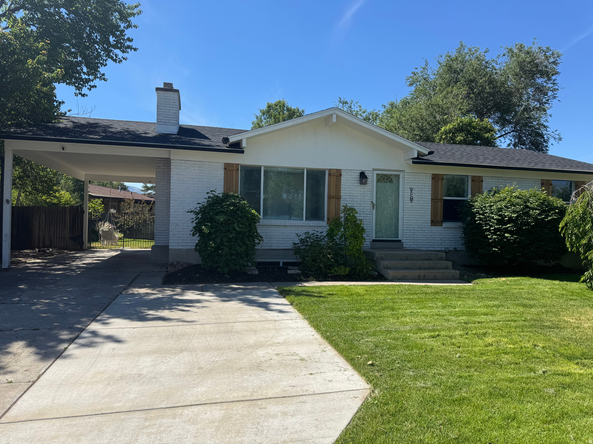 Welcome home to this beautifully refreshed Midvale rambler! Thoughtfully updated with brand-new paint and carpet, updated kitchen and baths, all new windows, newer doors, and timeless natural wood shutters. The spacious floor plan offers abundant storage, including custom built-ins in the downstairs family room, while the large yard provides plenty of room to garden, entertain, or simply enjoy the outdoors. Additional features include Utopia Fiber, a laundry sink, new rain gutters, a newer roof, and a dedicated hot tub pad already wired and ready to go. Ideally situated in a quiet neighborhood just minutes from Fort Union's shopping and dining, with quick access to both I-15 and I-215, making commuting throughout the valley a breeze. This is the kind of home that's easy to love from the moment you walk in.
