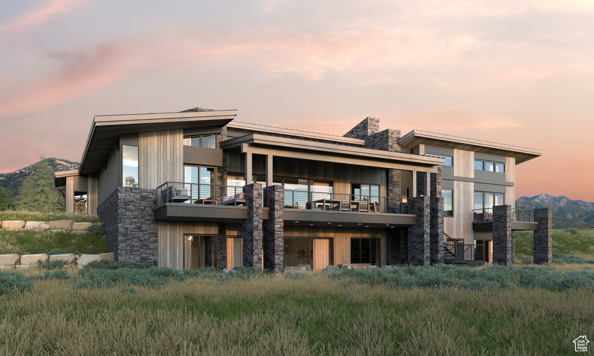 Modern Luxury at The Pinnacle Portfolio of Promontory- Full Membership Available - The 28 Portfolio homesites in Pinnacle offer stunning customizable homes from three celebrated architects, incorporating the very best elements of large, legacy estates into modern day-to-day dwellings. Designed by the renowned Erik Peterson, the Pollock epitomizes what Promontory living is all about. Enjoy thoughtful, alluring indoor spaces, outshined only by the sprawling outdoor living areas, and a master suite to rival them all. Floor plans, features list, and finishes may vary based upon the plans and specifications, and are not guaranteed. Layout and finishes for completed construction may vary from those contained in the renderings and plans. The specific features, floor plans, square footage, dimensions, and design elements in the home are subject to change or substitution at the discretion of the seller until such time as final purchase contract is entered in between the buyer and seller.
