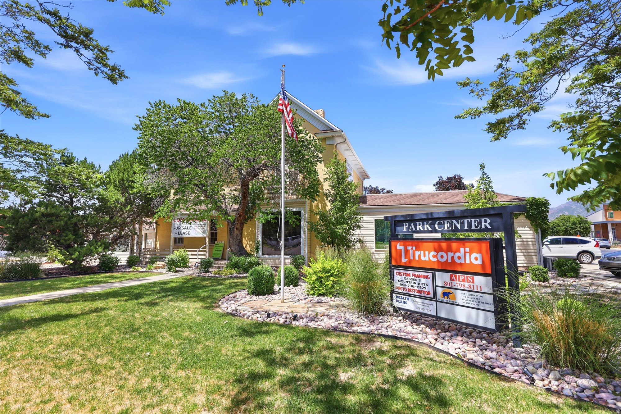 Welcome to this charming historic commercial property right in the heart of downtown! Sitting across from Spanish Fork City Park, this spot has serious curb appeal and even more potential. Multiple units with tons of character are ready for your vision - some are already rented and generating income, while others are just waiting for the right tenant. You'll find common restrooms throughout and a solid amount of parking for both clients and employees. Whether you're looking to invest or set up shop, this one checks all the boxes. Don't sleep on it!