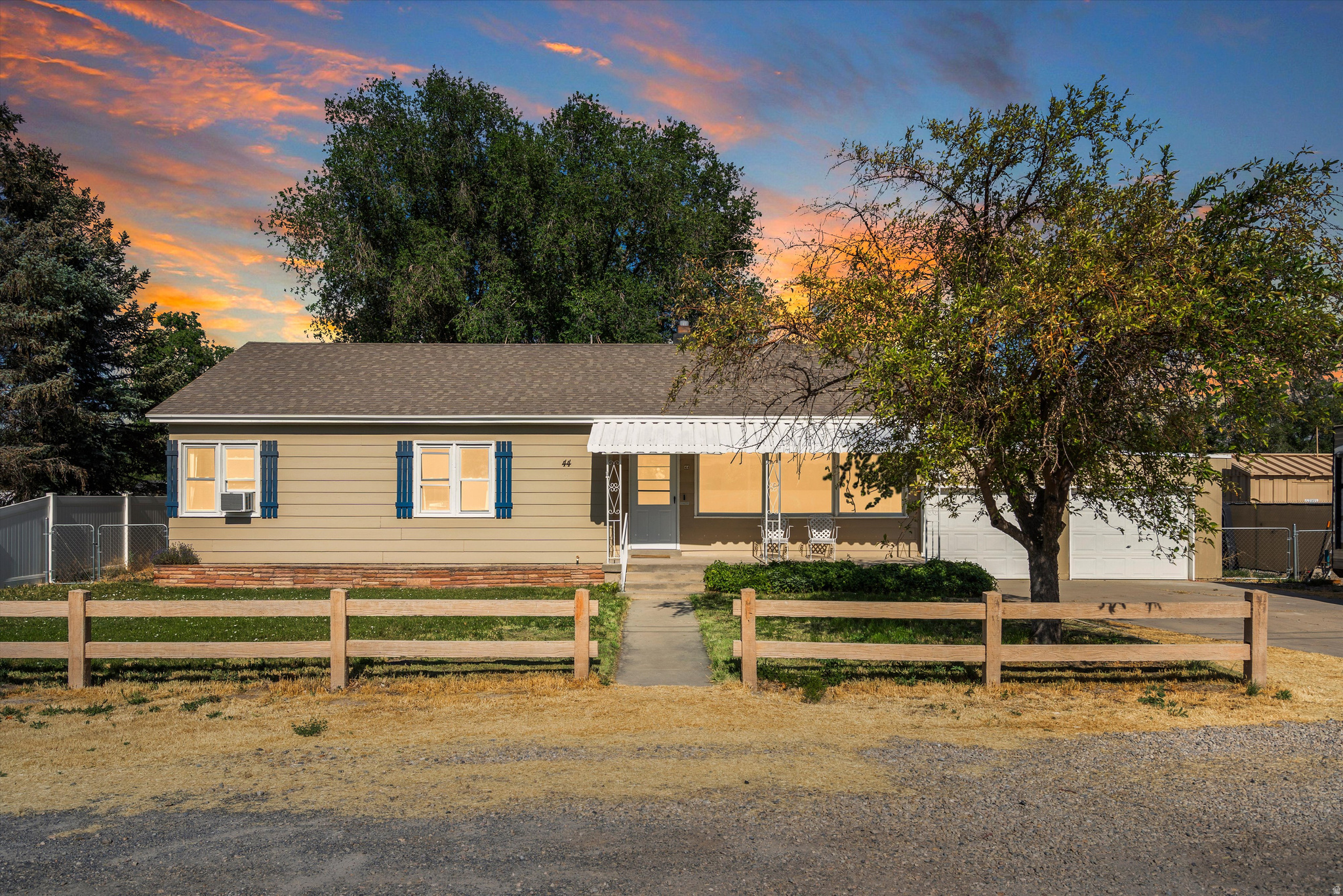 Welcome home to this charming 4-bedroom, 1.5-bath single-family home with a great floor plan and a fully fenced yard with mature trees. Inside offers an updated kitchen with butcher block countertops, new appliances, LVP flooring, pex plumbing, water heater, and double paned windows. The separate family and living rooms provide a spacious layout, along with plenty of built in storage. A large 24x24 insulated detached garage, two storage sheds, and RV parking space offers all the room you'll need for storage, parking, or the workspace you've been looking for.
