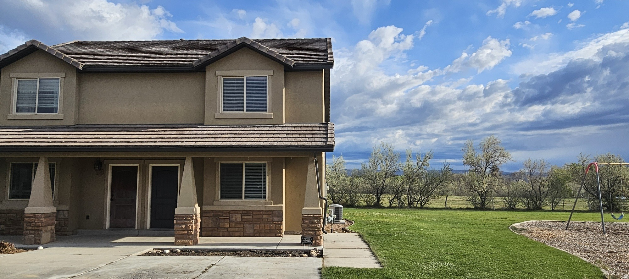 This well-maintained 3-bedroom, 2.5-bath townhome is located in the desirable Spring Creek HOA community and offers both comfort and convenience.  All kitchen appliances are included, and a storage shed to the rear of the property. The community features a variety of amenities, including a clubhouse with an exercise room, pool table, table tennis, and a theater room. Outdoor spaces include a basketball court and playground, perfect for recreation and relaxation. Square footage figures are provided as a courtesy estimate only and are based on county records; buyers are advised to obtain an independent measurement. A loan pre-approval or proof of funds is required with all offers.