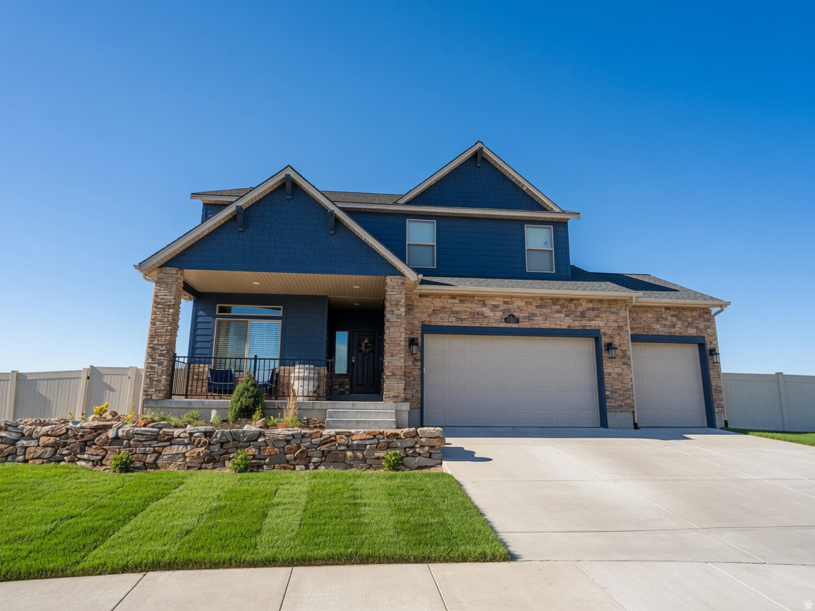 Stunning 6-Bedroom Oasis on a Half-Acre Lot in Kaysville! Welcome to 2352 West Island Drive - a spacious, light-filled family home perfectly situated on a generous 0.51-acre lot in one of Kaysville's most desirable neighborhoods. Step inside this 2016-built home and enjoy approximately 3,956 square feet of thoughtful living space featuring 6 bedrooms, 4 bathrooms and 2 dens. The open-concept main level is flooded with natural light and showcases a gourmet kitchen with a massive 9-foot island and a custom built-in entertainment center in the living room. All lighting has been upgraded throughout, creating a bright, warm, and modern feel. Upstairs you'll find four bedrooms, a den, and a convenient laundry room - perfect for families, multigenerational living, a home office, or play space. Outside, the backyard is an absolute must-see - featuring a 30x25 ft custom-built structure, a gorgeous fire pit perfect for evening gatherings, and 8 producing fruit trees. With room for play, gardening, outdoor dining, or future projects. Additional highlights include a three-car garage with a gas heater for year-round comfort. The home also offers convenient access to top-rated Davis School District schools, parks, shopping, and commuting routes. Families with elementary-aged children will especially love this location - the highly rated elementary school (A- ranking) is just a two-minute walk away with no public road crossing required, offering safe and peaceful walks or bike rides. Schedule a showing today!