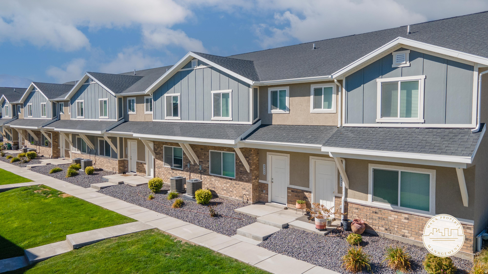 NO SHOWINGS WITHOUT AN ACCEPTED OFFER. Exceptional investment opportunity in the desirable Dublin Farms community in Eagle Mountain, Utah. This newly built, low-maintenance fourplex with each unit offering 3 bedrooms, 2.5 bathrooms, and an attached 2-car garage.  As of listing, three of four units are fully leased and professionally managed by MAXX Property Management, providing immediate and stable rental income.  Fourth unit is on the market for a new tenant now.   Located within the sought-after Ranches Development, Dublin Farms offers residents access to premium community amenities, including a state-of-the-art fitness center, private clubhouse, and expansive recreational spaces. Conveniently situated just 15 minutes from I-15, the community provides easy access to shopping, dining, entertainment, and outdoor recreation, along with year-round views of the Wasatch Mountain Range and Utah Lake.  Buyer and Buyer's Broker are advised to obtain independent measurements and verify all information. Photos shown are of a similar building with comparable floor plans and finishes. For the "Payson" floorplan and virtual tour, visit the Dublin Farms Townhomes website. Photos are of a different unit with an identical floor plan.