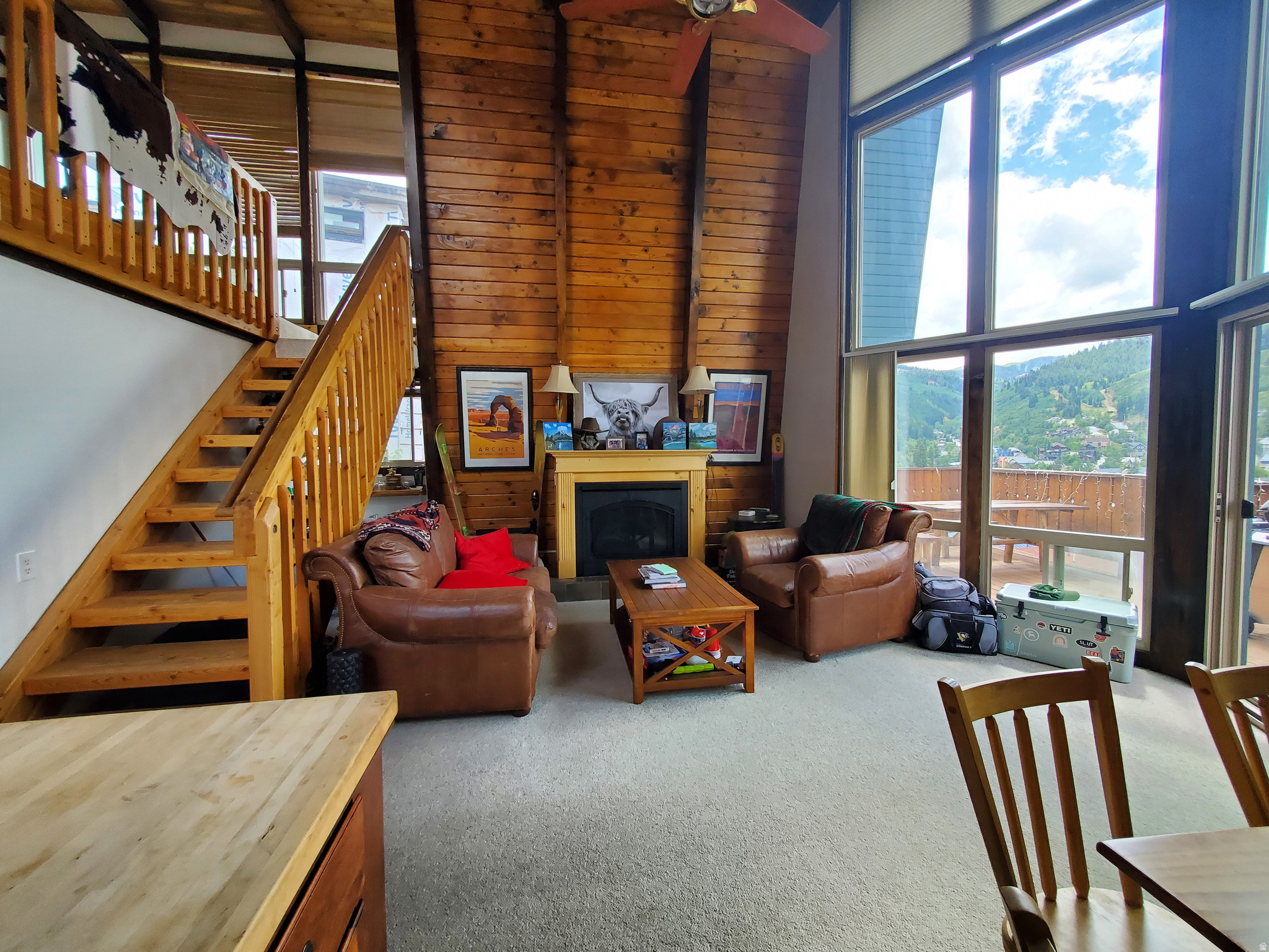 Amazing views from this character filled cozy Old Town Chalet 5 minutes from main street! Great 3 bed, 1.5 bath home in Old Town! Rent the upper two floors of this charming A-Frame Park City classic home with HUGE decks and stunning views which you can enjoy from your private hot tub! Home can come furnished or unfurnished. Just a short walk to Main Street and a quick drive to either Deer Valley or Park City Mountain Resorts, this is the perfect place to call home! LEASE TERMS: 12 month lease with option to terminate at 10 or 11 months. Flat rate utility fee for a single tenant of $250 + $150/pp for each additional tenant Maximum Occupancy is 4. Home can come furnished or unfurnished. First and last month's rent and security deposit due upon signing. NO SMOKING/VAPING. PETS NEGOTIABLE. Verification of funds and employment required. The information contained herein is furnished to the best of knowledge. Tenant and/or tenant's agent responsible to verify the accuracy of all information. This information is subject to change without notice. Brokerage assumes no responsibility for accuracy.