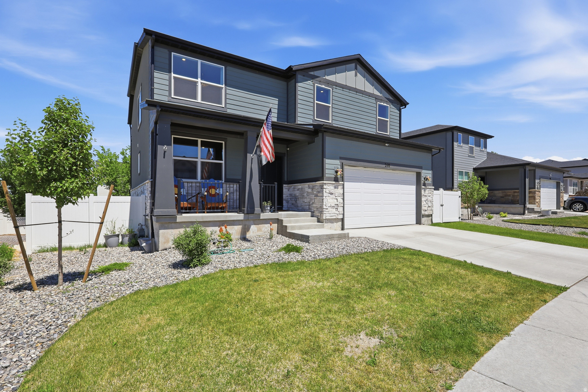 Like new and move-in ready in the newer Prosperity at Overlake community! This spacious 2-story home offers 4 bedrooms, 2.5 bathrooms, and over 3,700 square feet of thoughtfully designed living space. Built by Meritage Homes, this home features incredible energy efficiency, modern finishes, and a bright, open layout.  The kitchen showcases beautiful granite countertops, plenty of cabinet space, and flows easily into the main living areas. Outside, enjoy a fully landscaped yard with vinyl fencing, a large deck.  Conveniently located close to schools with easy access to Highway 36, this home combines comfort, style, and efficiency in a great Tooele location.