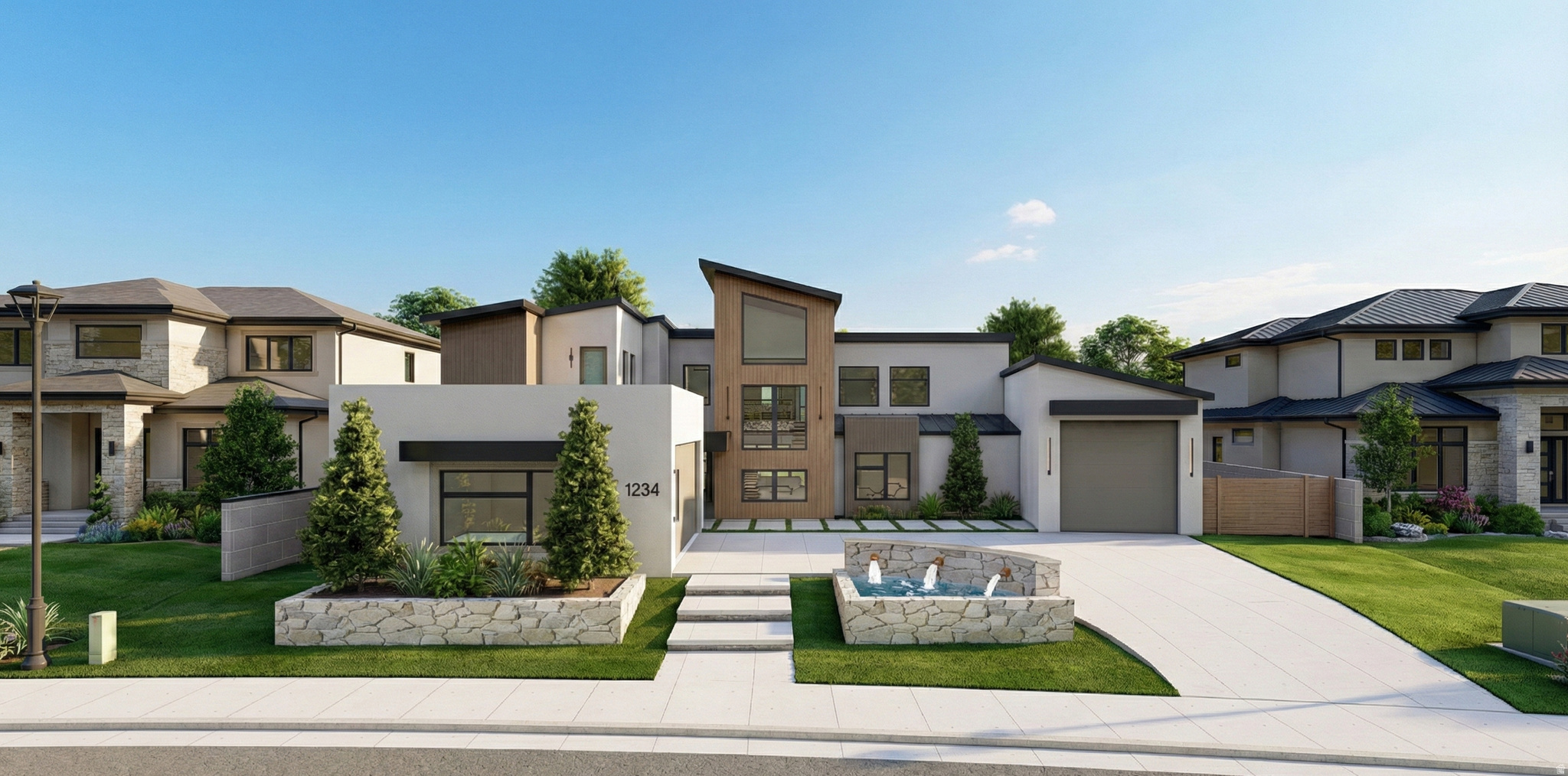 **TO BE BUILT**This beautifully designed home, open-concept layout with natural light.  Spacious kitchen for gathering & entertaining, huge pantry space & storage!  Primary suite has access to a full gym retreat & sauna. Rooftop sundeck  & elevated views
