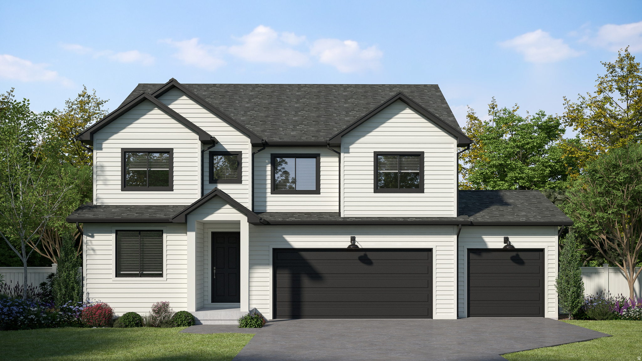 Just a block from the planned Spanish Fork Temple, custom Two-Story luxury home with up 2 upscale mother-in-law (ADU) Suites | R5 Homes    Exceptional home on a 0.36-acre lot with unobstructed Wasatch Mountain views. Offers 56 bedrooms, 3 baths, a luxurious primary suite, and a spacious 3-car garage with ADU access and RV parking and optional full size media room    Designed for flexibility, the unfinished basement includes up to 2 pre-planned Mother-in-Law ADU suites -ideal for rental income, multigenerational living, or custom space like a theater or gym.  Built by R5 Homes with quality finishes and semi-custom options. Seller is open to alternative floor plans or lot purchase. Photos are from a completed home and may show upgrades not included in this property. Buyer and buyer's agent to verify all information.