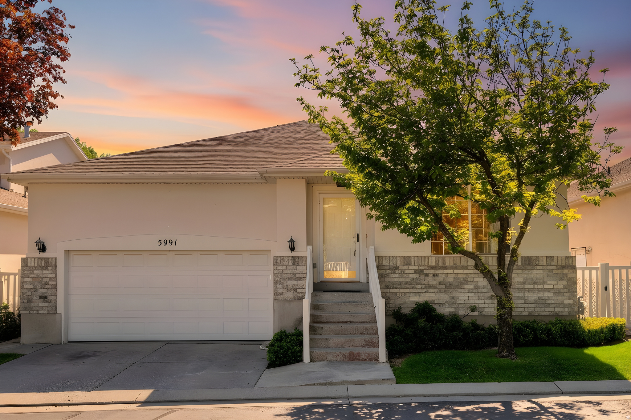 Stunning Fully Renovated Rambler in Prime Gated Location Near I-215! Beautifully updated 5-bedroom, 3-bath home located in a highly desirable gated community with quick access to I-215, shopping, restaurants, theaters, schools, hospitals, and everyday conveniences. This spacious move-in-ready home features a fully renovated main kitchen plus a second kitchen in the basement, offering flexible living space ideal for multi-generational living or entertaining. Major renovations and upgrades include fully remodeled kitchens with soft-close cabinetry and granite countertops, updated bathrooms with upgraded showers and new cabinetry, new flooring throughout the main level, new basement carpet, new roof (2024), fresh exterior paint (2023), new HVAC and A/C system (2023), brand new interior paint (2026), new deck (2026), new water heater (2026), and updated light fixtures throughout. All appliances included, including washer, dryer, newer kitchen appliances, and new stove and washer (2025). Enjoy HOA amenities including gated access, pool, hot tub, playground, snow removal, front landscaping maintenance, sewer, trash, basic cable, internet, and common area maintenance. Rare opportunity to own a beautifully upgraded rambler in one of the area's most convenient locations!