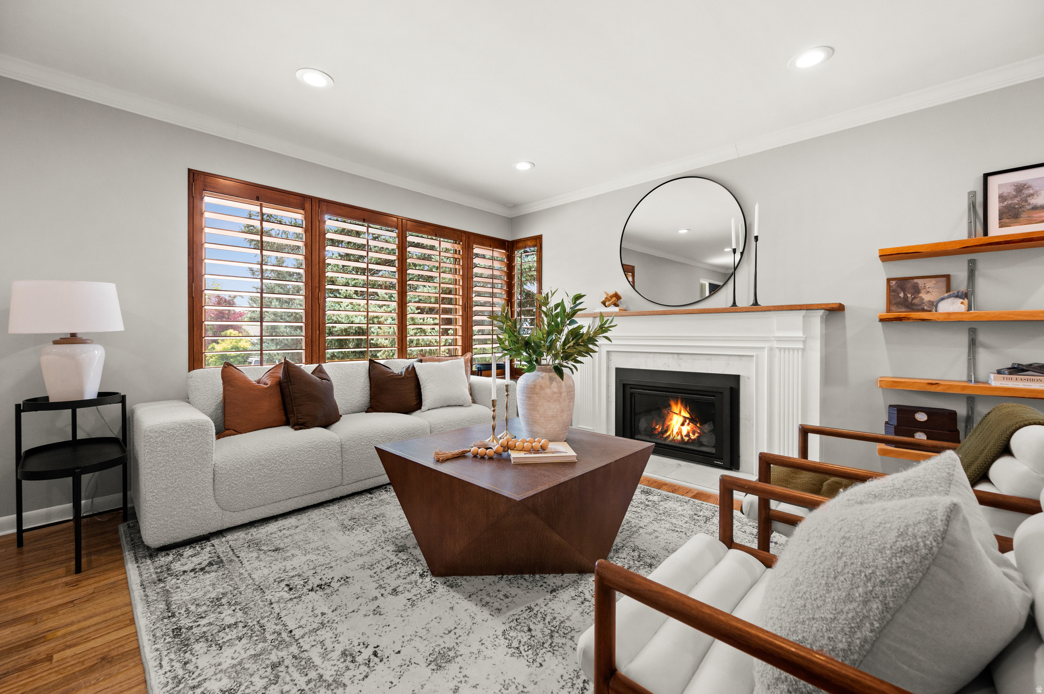 Positioned at the pinnacle of a quiet cul-de-sac on the prestigious East Bench, this residence offers a rare standard of seclusion and refined living. Originally constructed in 1953 and transformed by a comprehensive, high-caliber renovation in 2015, the home strikes a masterclass balance between mid-century architectural integrity and the seamless convenience of modern infrastructure. Spanning five bedrooms and three bathrooms, the layout is designed for the discerning homeowner. The culinary heart of the home is strategically situated between an intimate breakfast nook and a formal dining suite, flowing effortlessly into expansive living areas - an environment engineered for both high-level hosting and private relaxation. With three bedrooms on the main level and two versatile basement suites, the property offers unparalleled flexibility for a sophisticated home office, a private fitness studio, or guest accommodations. Outside, the fully landscaped and fenced grounds provide a secure, private sanctuary, completing this definitive East Bench offering. Square footage figures are provided as a courtesy estimate only and were obtained from County Records .  Buyer is advised to obtain an independent measurement.  Square footage figures are provided as a courtesy estimate only and were obtained from _County Records_ .  Buyer is advised to obtain an independent measurement.
