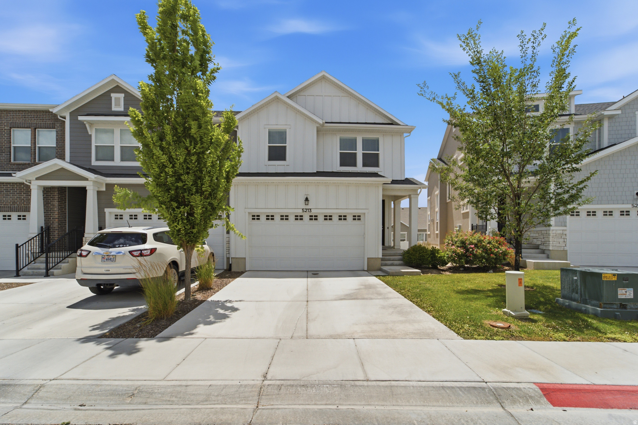 Great townhome in a wonderful location. Original owner, very well maintained, immaculate even.  When it was built, the owner upgraded the cabinets and countertops in the kitchen and the baths.  Also the lighting was upgraded from builder grade.  Tankless water heater. Internet hardwired to all the bedrooms.  The laundry is a larger than normal closet upstairs, the doors close with the washer door open. Several parks are within walking distance. J L Sorenson rec center within .5 mile.  Shopping and restaurants very close, the new Trader Joes is about .5 mile away.  No animals have lived in the home.  No fence enclosing the back yard so the HOA maintains it.   This is truly almost like brand new.