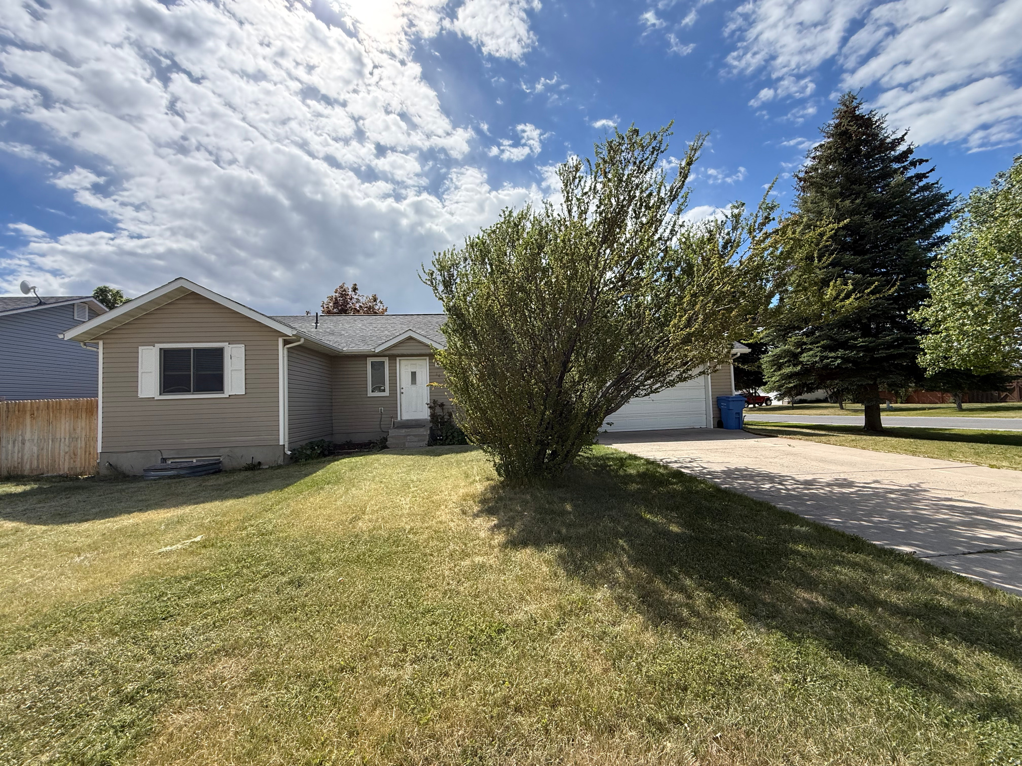 Short Sale, Third party approval required.  Come see this great property in Hyrum UT,  Home features beautiful mountain views, 4 bedroom, 2 full baths, 2 car garage, a fully fenced back yard with mature fruit trees.  Check this one out before it's too late.   Square footage figures are provided as a courtesy estimate only. Buyer is advised to obtain an independent measurement.