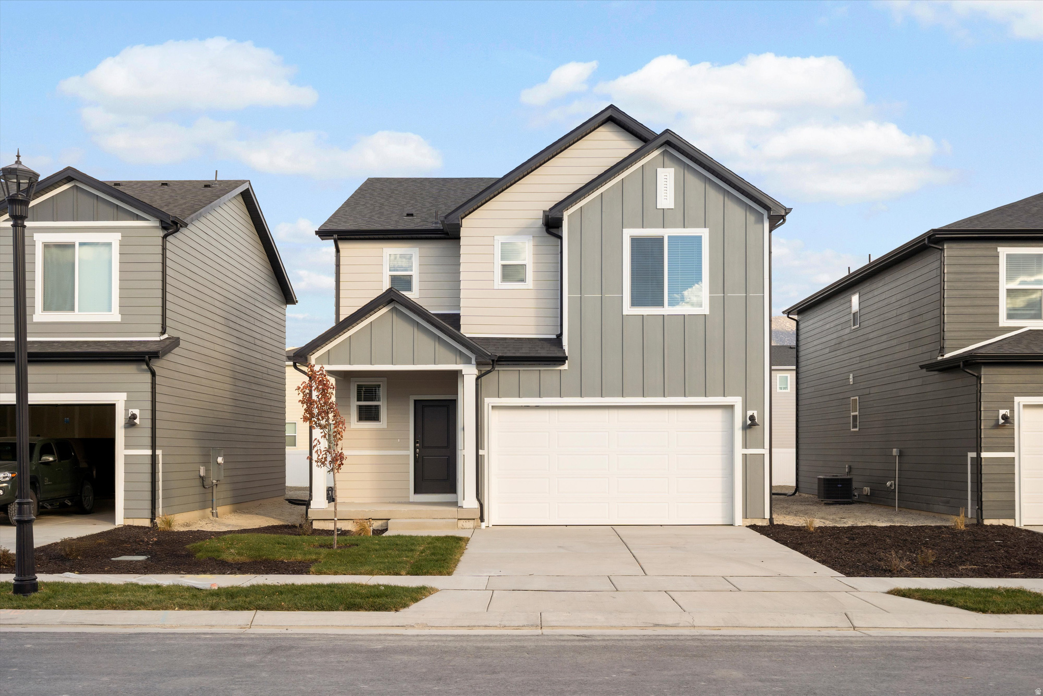 This beautiful 4 bedroom home boasts a living room perfect for both entertaining guests and relaxing. Enjoy the primary bedroom upstairs with a spacious walk-in closet. Unfinished basement included. Move in ready with a washer, dryer, fridge and blinds throughout! Total home approx. sq. ft. 3,217.