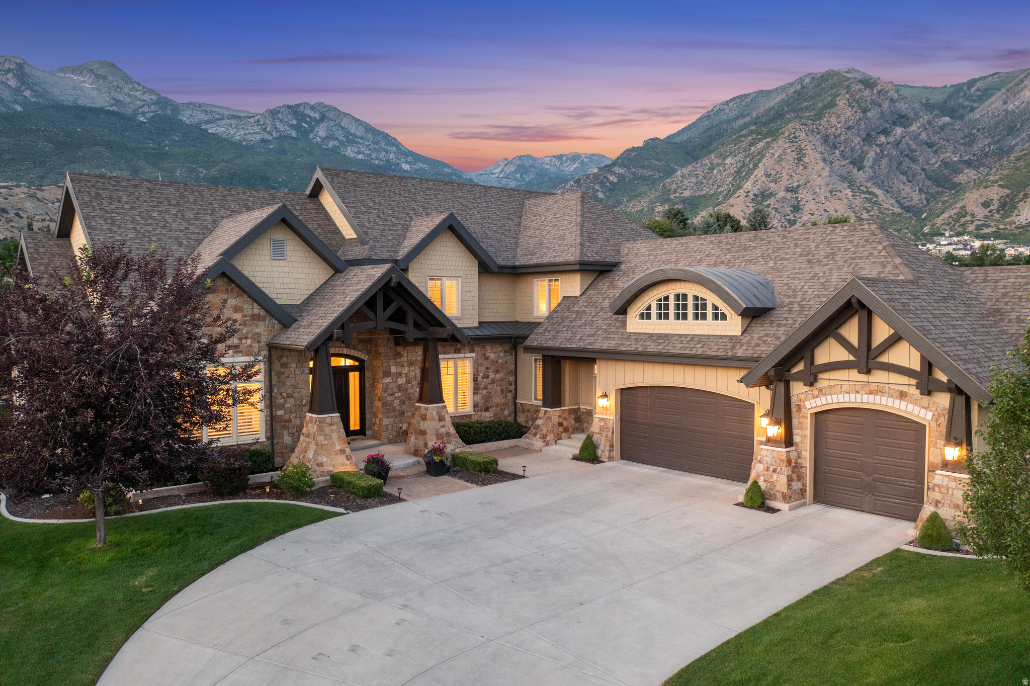 ** Motivated Seller- $46,000 Price Drop** Meticulous craftsmanship, thoughtful design, & resort-style living converge in this exceptional luxury residence located in the prestigious Heritage Hills subdivision. Designed for both refined everyday living & unforgettable entertaining, this home delivers elegance at every turn. The main level welcomes you with 10' barrel vaulted ceilings, 8' doors, wide 6" engineered oak hardwood floors, 8" custom moldings, a   Juliet balcony, plantation shutters, & rich custom woodwork throughout. A 4' wide staircase adds architectural drama while enhancing flow & openness. The heart of the home is a chef's kitchen featuring a built-in refrigerator, warming drawer, ice maker, oversized center island, glass backsplash, & a beautiful blend of quartz & granite countertops. An oversized dining area & a pantry fit for a queen make hosting effortless. The sunken family room stuns w/ 24' ceilings & an elegant fireplace- an inviting space that feels both grand & intimate. The main-floor primary suite is a true retreat, offering tray-lit ceilings, elegant bay windows w/ unobstructed mountain views, remote-controlled shades, an electric fireplace, a spa-inspired en-suite w/ a standalone soaking tub, oversized shower w/ dual shower heads, double vanities w/ a dedicated makeup counter, & a spacious walk-in closet. Additional highlights include: Main-floor laundry and craft room, Mudroom w/ service entrance & custom built-ins, Abundant storage throughout, a gym/dance studio w/ equipment included, Professional golf simulator that doubles as a multi-game system, 2 hot water heaters, 30' wide x 60' deep RV parking, & the ultimate two-story playhouse for kids or grandkids! Upstairs features 9' ceilings, 3 generously sized bedrooms, & a Jack-and-Jill bathroom. The property also includes a 1-bedroom, 1-bath ADU w/ a private entrance, currently rented for $1,200/month- perfect for guests, extended family, or income potential. Step outside to a serene, professionally landscaped backyard designed for year-round enjoyment. Features include a covered patio, saltwater pool w/ waterfall, water features, multiple fire elements, strung lighting, a storage shed, & plumbing already in place for a hot tub & outdoor kitchen. This is more than a home-it's a private Alpine estate offering luxury, functionality, & lifestyle in one of Utah's most coveted communities.