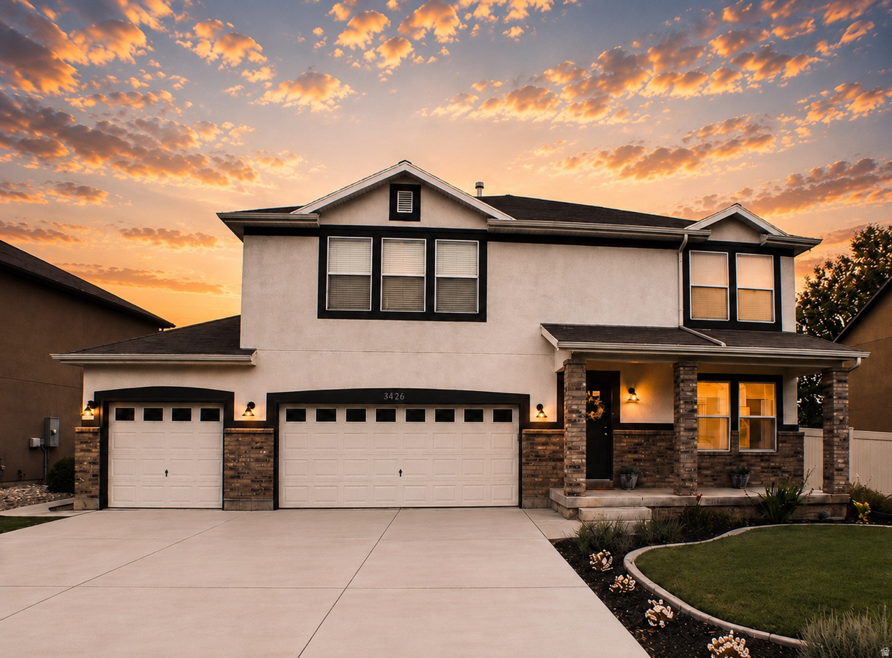 Wonderfully updated home in Lehi's Jordan Willows neighborhood. Here you'll enjoy amazing views, neighborhood parks, a relaxed and inexpensive HOA, and no neighbors behind you! Nearby is access to the trail that connects you to the beautiful Jordan River Trail. Enjoy fishing, birdwatching, and canoeing in Powell Lake, right in your backyard. This home features an updated kitchen with quartz countertops, updated bathrooms, also with quartz countertops and stunning ceramic and marble tile. The basement is about 44% finished with a bathroom and large flex space with a closet. Use it to best fit your needs! The family room features a gas fireplace and a lighted built-in area with desks and storage. The backyard is large and complete with a patio space, fire pit area and corner flower bed. Don't forget the 3 car garage, water softener, reverse osmosis water filtration and a brand new HVAC system installed in 2025.  Feels very secluded but close to everything like Silicon Slopes, Thanksgiving Point and Primary Children's Hospital. You'll find all the shopping and restaurants in Saratoga Springs just minutes away. The home is owned by the listing agent, a licensed Utah realtor. For showings please use Aligned Showings or call owner/agent directly and allow for 12 hours notice. Thank you!