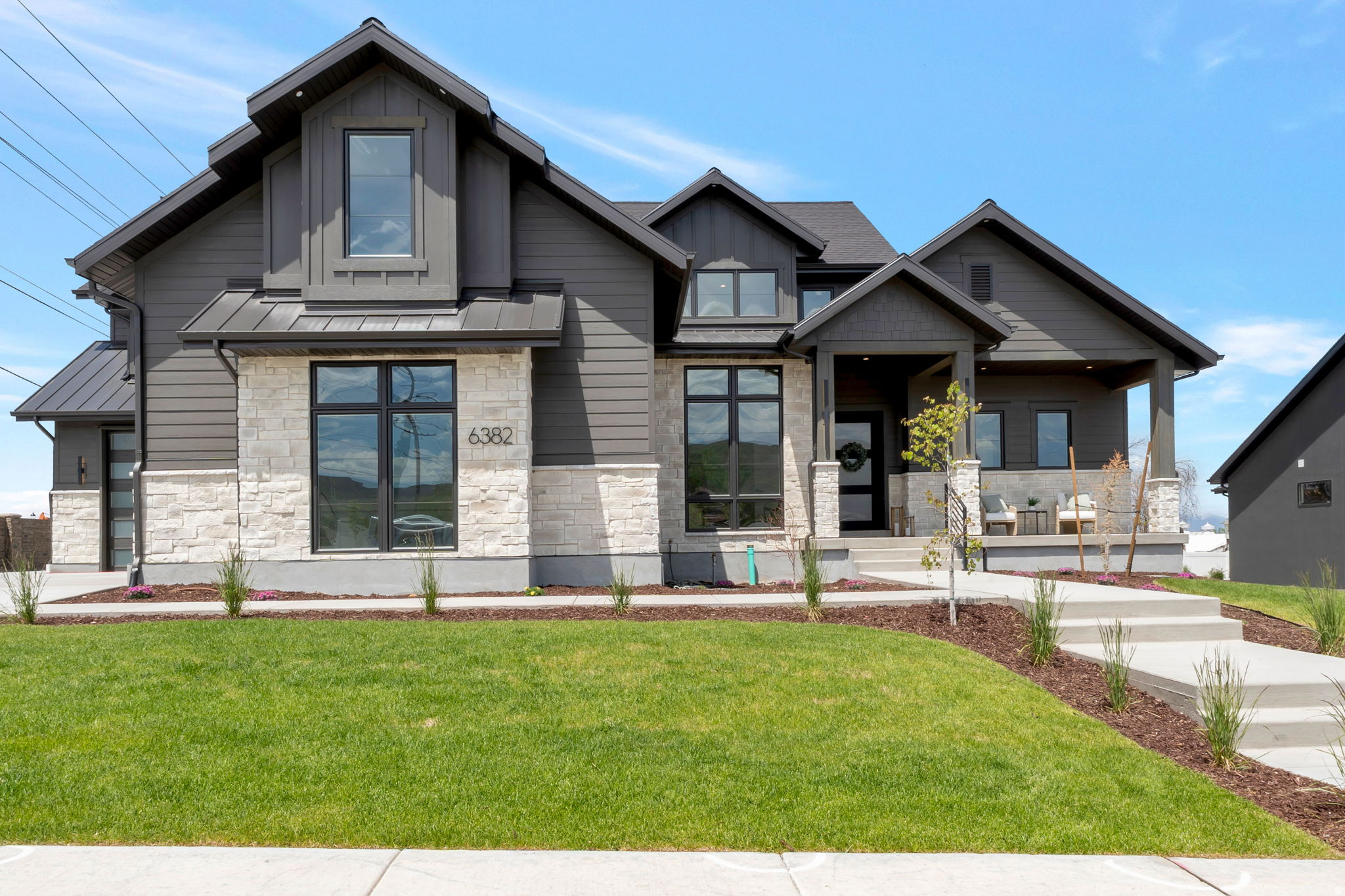 Brand new construction just completed in one of Herriman's best kept secret neighborhoods! Stunning craftsmanship and finishes in every room of this home. This ideal floor plan boasts vaulted ceilings in the great room and a main floor primary suite. Custom kitchen with top of the line finishes and lighting. Secondary prep space in the kitchen for additional cooking while you entertain. The basement is filled with natural light and another kitchenette for your all night teenager's parties. Large yard with covered back deck for outdoor grilling and entertaining. 4 car garage to fit all of your toys!   Square footage figures are provided as a courtesy estimate only and were obtained from the Builder. Buyer is advised to obtain an independent measurement.
