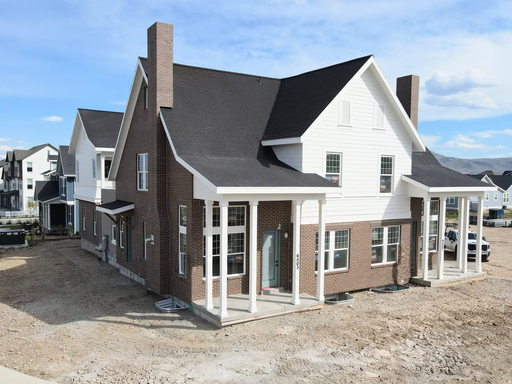 Main-level living on the waterfront! This beautiful home is nearing completion and includes a finished basement. Perfectly positioned on a landscaped corner lot with fencing, directly facing the new Watercourse, this home offers easy access to paddle boarding, kayaking, and nearby running and walking trails. Inside, enjoy a spacious great room and kitchen designed for both everyday living and entertaining, complete with an impressive butler's pantry. The primary suite and laundry room are conveniently located on the main level, offering the ease and convenience of true main-level living. Upstairs, you'll find an open loft, a deck engineered for a future hot tub, and an unfinished bonus area above the garage, perfect for future expansion, extra storage, or a customized flex space to fit your needs. The beautiful "Coventry" home is under construction and is estimated June/July 2026 completion.