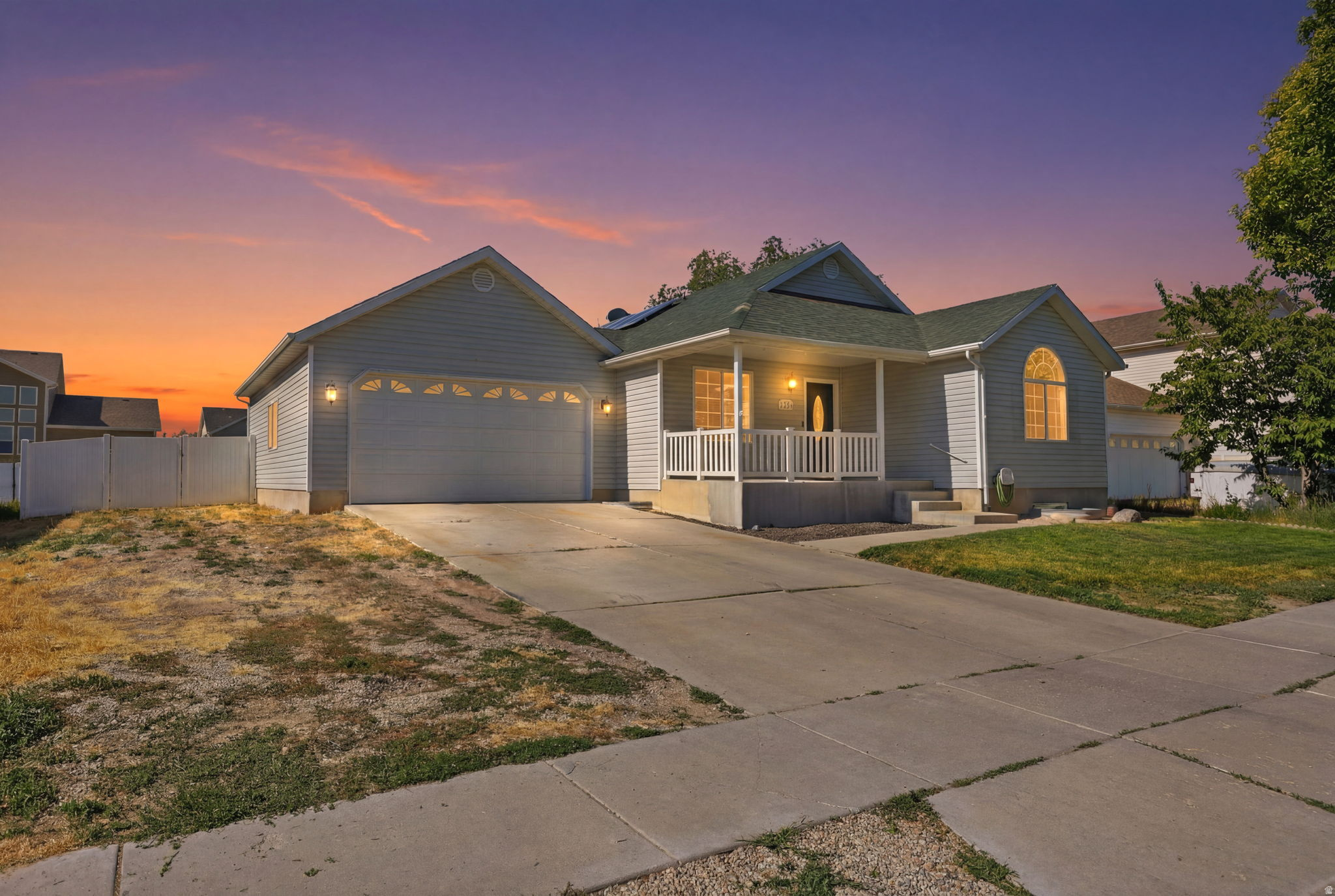 LOCATION. FUNCTION. LIFESTYLE. Welcome home to this beautifully maintained single-family residence in one of Eagle Mountain's most desirable, family-friendly neighborhoods. Offering the perfect combination of convenience, functionality, and breathtaking Utah scenery, this home is designed for the way you live. LOCATION Enjoy being just minutes from local favorites like Village Pizza, Jersey Mikes, Arby's, and SOMTUM Thai & Lao Food, two beloved neighborhood restaurants. Outdoor recreation is right around the corner with Cory Wride Memorial Park and Smith Ranch Regional Park, featuring playgrounds, walking trails, open green space, sports fields, and plenty of room to gather with family and friends. Commuting is simple with quick access to State Route 73 (Wride Memorial Highway), connecting you to Saratoga Springs, Lehi, and Interstate 15. You'll be approximately 20 minutes from the Lehi Tech Corridor, 25 minutes from Thanksgiving Point, and only 3540 minutes from downtown Salt Lake City. FUNCTIONAL LIVING Situated on a generous 0.17-acre lot, this home offers the space and versatility today's buyers are looking for. The open-concept floor plan seamlessly connects the kitchen and living room, creating an inviting space for entertaining or spending quality time with family. The backyard is ready for everything from summer barbecues to kids at play, while the partially unfinished basement provides an incredible opportunity to customize additional living space. Whether you envision a home theater, gym, office, playroom, or extra bedrooms, the possibilities are endless. This home has also been thoughtfully updated with major improvements that provide comfort, efficiency, and peace of mind, including: Solar panels to help offset monthly electrical costs and improve energy efficiency. Brand-new HVAC system for dependable year-round comfort. Six brand-new windows that enhance energy efficiency and natural light. Brand-new water softener for added convenience and improved water quality. Two water heaters, ensuring plenty of hot water for a busy household. Spacious 2-car garage. Dedicated RV parking. Vaulted ceilings that create an open, bright, and welcoming atmosphere. THE EAGLE MOUNTAIN LIFESTYLE Surrounded by sweeping mountain views, wide-open skies, and Utah's beautiful natural landscape, Eagle Mountain continues to be one of the state's hidden gems. Residents enjoy an abundance of parks, biking and walking trails, community playgrounds, and quiet streets that create a peaceful suburban lifestyle while remaining conveniently connected to nearby cities. Whether you're relaxing in your backyard, exploring the neighborhood trails, or simply taking in the stunning mountain scenery, you'll quickly discover why so many people love calling Eagle Mountain home. With room to grow, quality updates throughout, energy-saving features, and a location that offers both convenience and natural beauty, this home is more than just a place to live, it's the perfect place to create lasting memories and put down roots. Come see everything this exceptional Eagle Mountain home has to offer! **Buyer is advised to obtain an independent measurement. Buyer/Buyers Agent to verify all info including sq. ft.