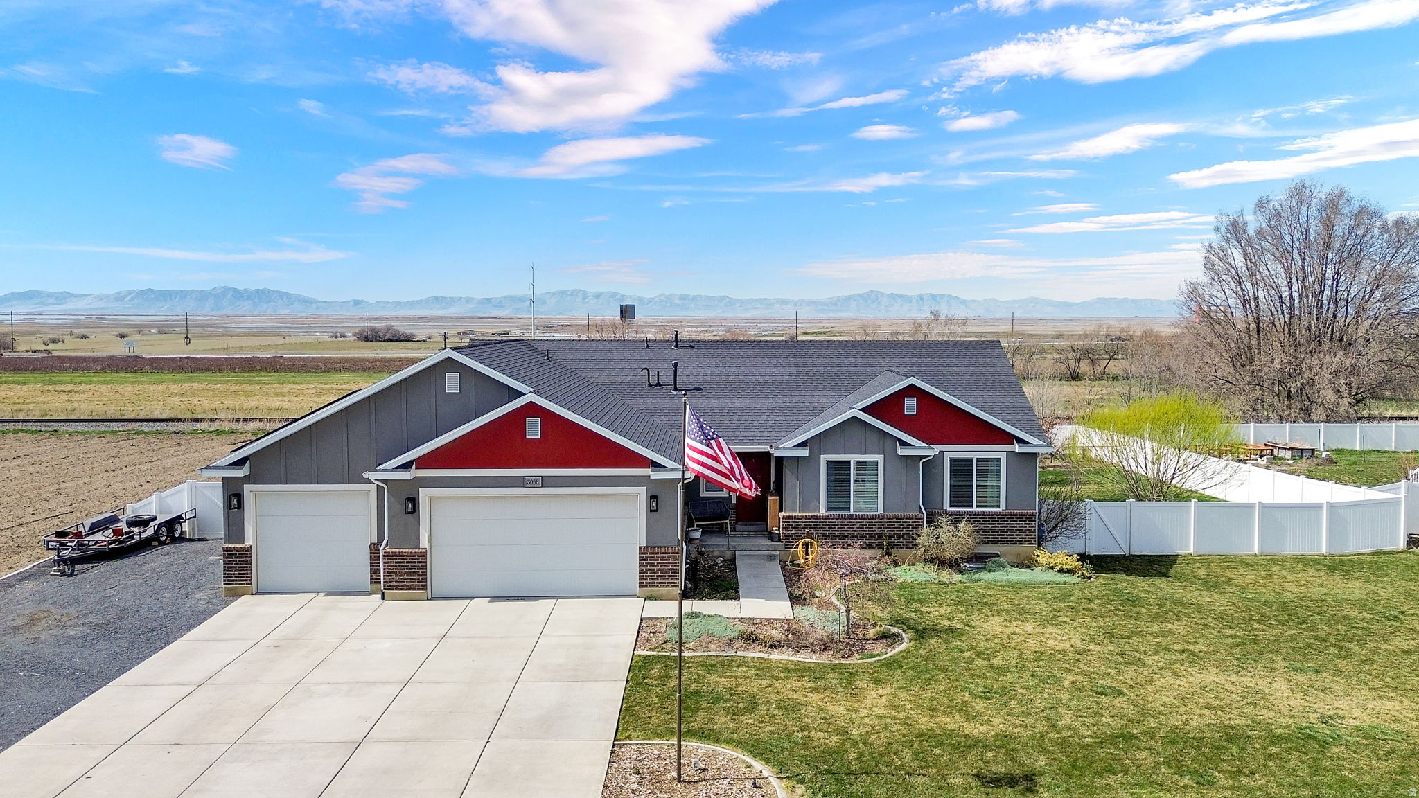 This is the kind of property people wait for! Space to breathe, views that don't get old, and a yard that's been thoughtfully set up to accommodate gardening, play space, and room to entertain. Garden beds with irrigation, fruit trees already established, and a great patio for evenings outside. Inside, you'll find a clean, comfortable layout with custom cabinetry, a beautifully remodeled primary bathroom, and details like a built-in closet and custom pantry that make everyday living easier. The paid-off solar system and 220 in the garage are the kind of upgrades that just make sense.
