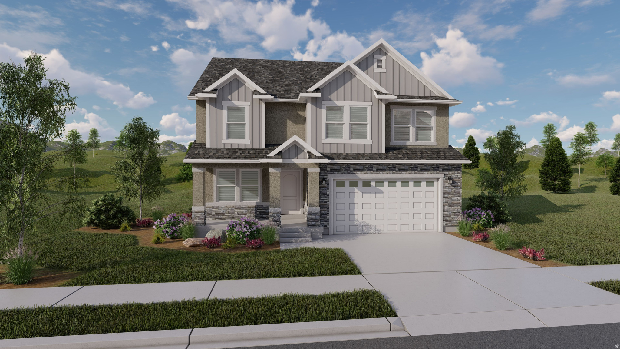 Discover Highridge at Mt. Saratoga! A stunning master-planned community where modern living meets thoughtful design. Our single-family floorplans feature open-concept layouts that maximize space while offering the privacy you need, all tailored to fit your lifestyle. With parks, trails, and expansive open spaces, Highridge delivers the perfect balance of convenience and tranquility. Contact us today to learn more or schedule your visit to experience the community firsthand! (Morgan Floorplan, Lot 729)