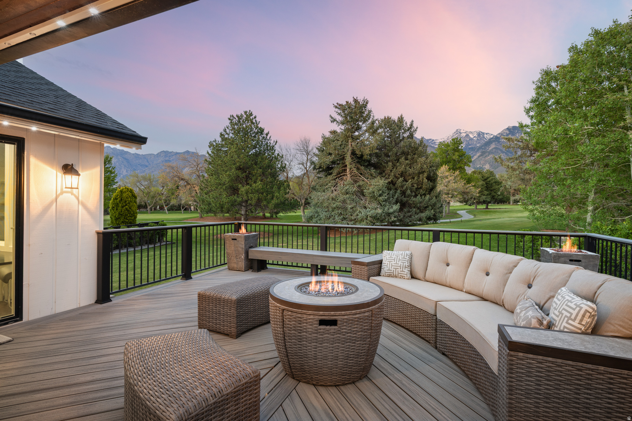 8479 S Escalante Dr in Sandy's WILLOW CREEK NO. 14 subdivision offers a standout golf-course setting just behind the 6th tee box of Willow Creek Country Club, with panoramic fairway and mountain views framed by dramatic vaulted ceilings and expansive windows. Listed at $1,650,000, this remodeled Sandy real estate opportunity combines a scenic .29-acre lot, mature landscaping, and an elevated indoor-outdoor connection in one of the area's most recognizable golf-course settings. This 3,437 sq ft residential home, built in 1974 and completely remodeled in 2015/2016, is listed with 4 bedrooms and 3 bathrooms. Interior highlights include a clean modern aesthetic, abundant natural light, open-concept living areas, and a redesigned kitchen with a substantial quartzite island, matching countertops, and custom lighting. The living spaces open to a nearly 400 sq ft deck overlooking the greens, creating a strong entertaining and relaxation setting. Additional features include updated tile, lighting, sinks, and faucets noted throughout, fresh paint, meticulous maintenance, a three-car garage, and mature landscaping that adds privacy and curb appeal. For buyers searching homes for sale in Sandy, Sandy homes under $1,750,000, 4+ bedroom homes in Sandy, WILLOW CREEK NO. 14 homes for sale, or homes for sale in Salt Lake County near the Sandy/Alta/Snowbird/Granite area, this property delivers a compelling combination of views, remodel quality, lot setting, and golf-course proximity. Review the professional MLS photography and existing virtual tour, then schedule a private showing to experience the fairway and mountain views in person.