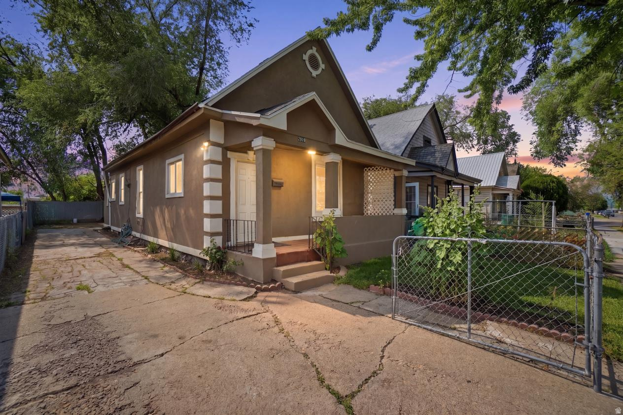Charming Ogden home with incredible potential in a convenient location! Just minutes from downtown 25th Street, local dining, shopping, and quick freeway access for an easy commute. This 2-bedroom, 1-bath home offers a functional layout with a dedicated den/office space plus an unfinished basement, bringing the total square footage to 1,344 and offering room for future possibilities. Long driveway provides ample off-street parking. Whether you're a buyer looking for an affordable single-family opportunity, an investor, or someone excited to bring their vision to life, this home is full of potential and ready for its next chapter.