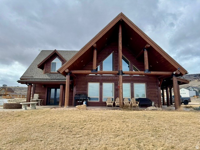 If you've ever spent time in the Bear Lake area, you know you'd love your own place. Entertainment has many definitions ... fresh air, views, boating, fishing, skiing, ATV's, hunting, hiking, biking, friends, family or solitude ..... all available right here! Your slice of heaven is attainable! Super space for your every wish! Whether you're thinking of a vacation home, full time residence, vacation rental or an investment property, this one is a keeper!! Furnished. Priced Below Assessed Value. Firepit. Playground